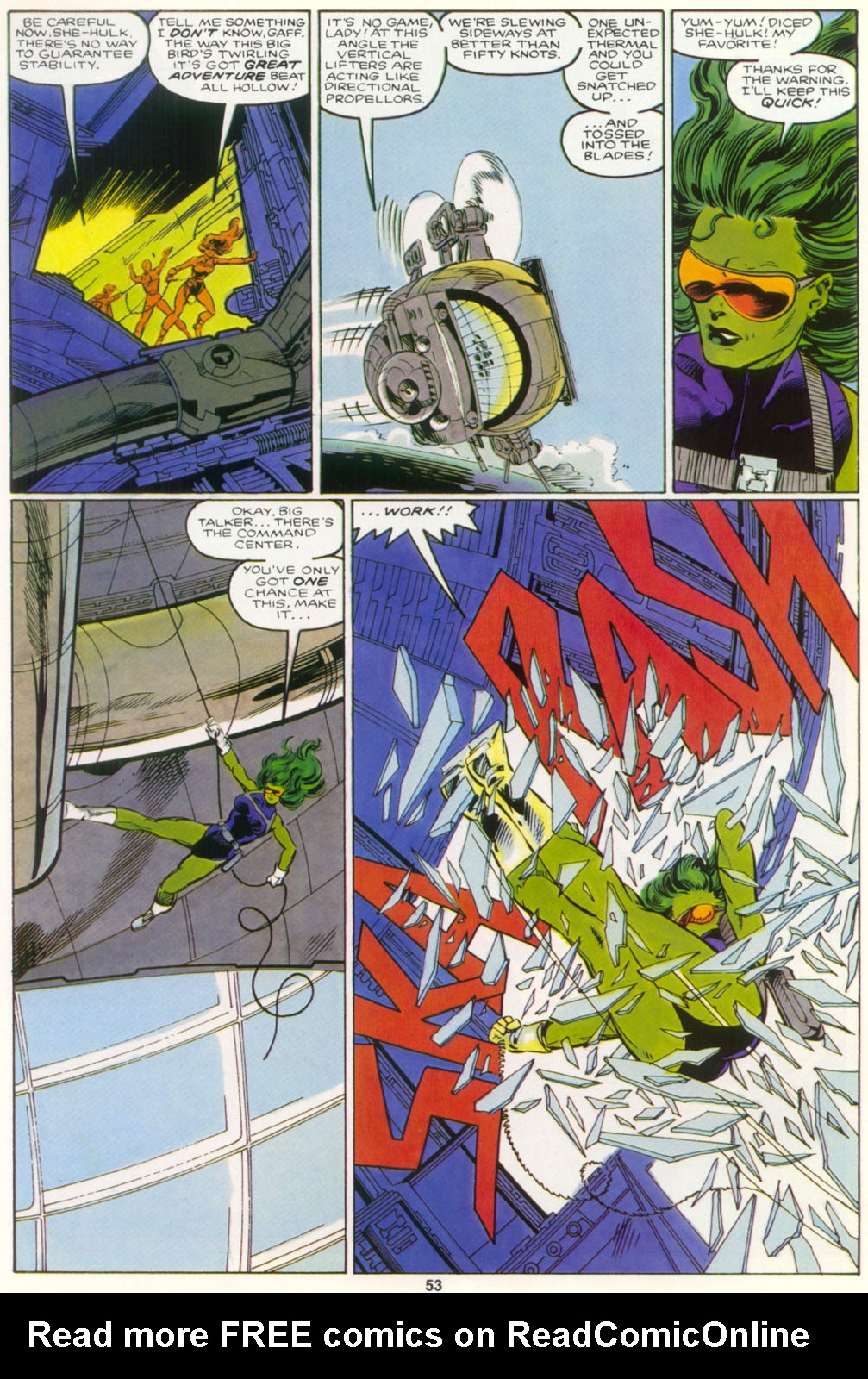 Read online Marvel Graphic Novel comic -  Issue #18 - The Sensational She-Hulk - 54