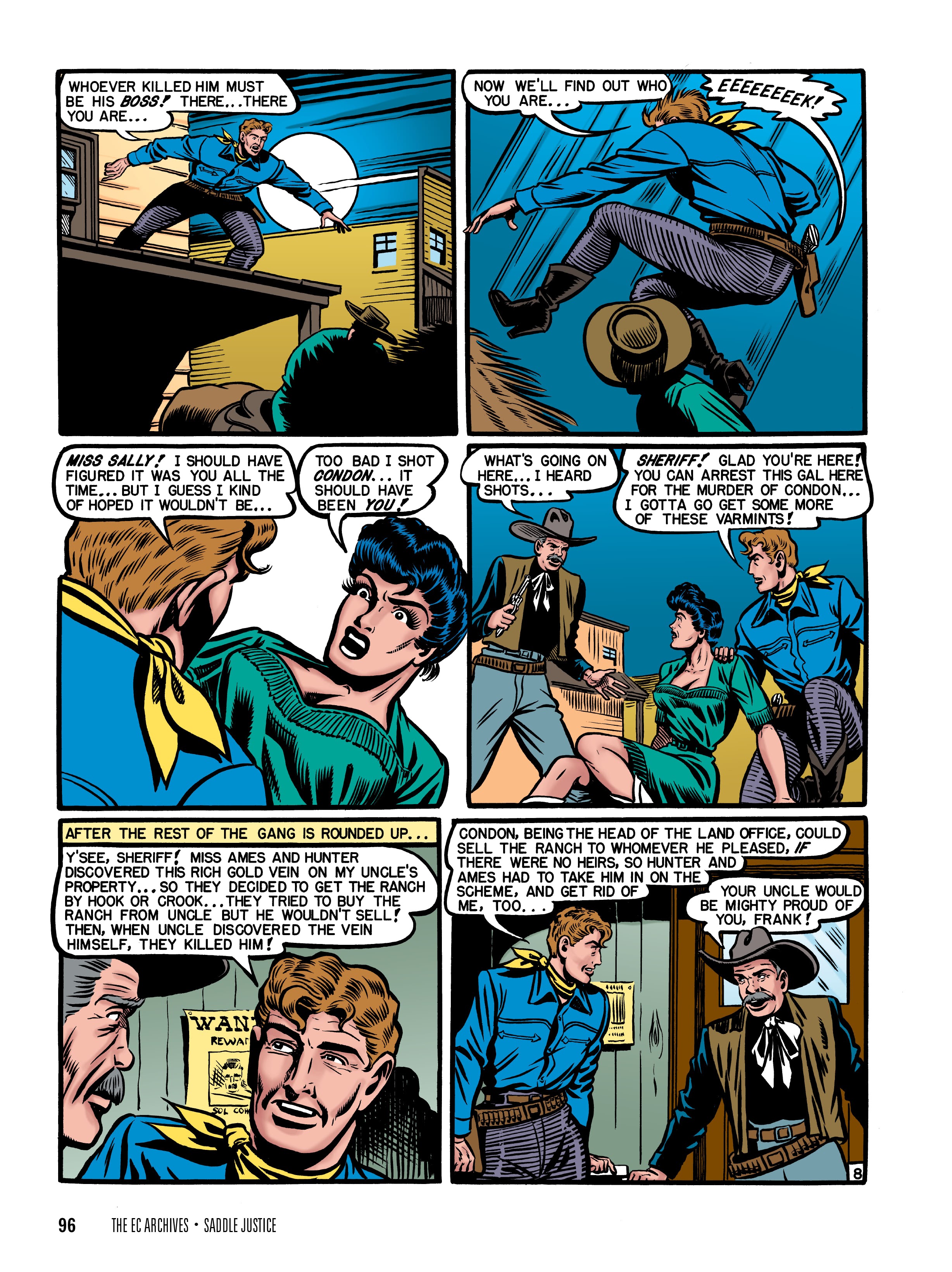Read online The EC Archives: Saddle Justice comic -  Issue # TPB (Part 1) - 98