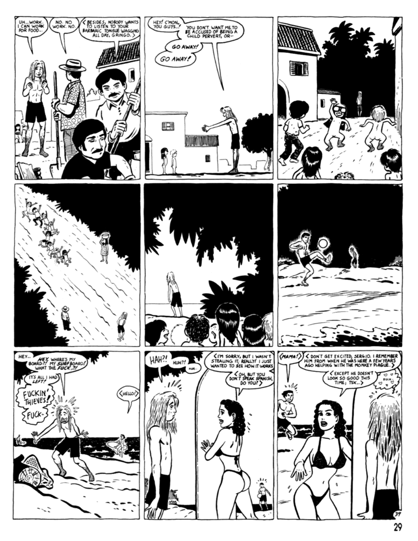 Read online Love and Rockets (1982) comic -  Issue #37 - 31