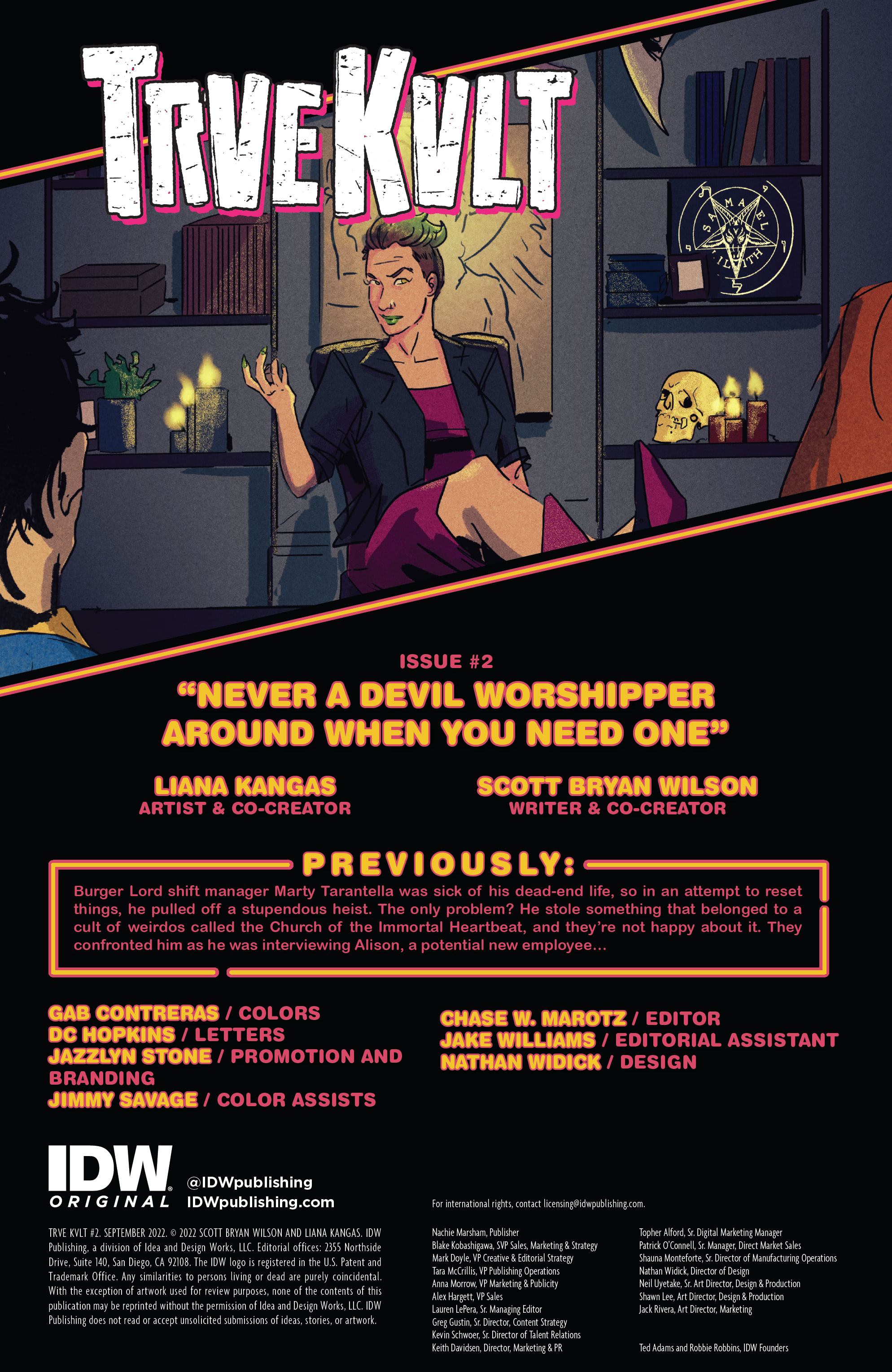 Read online Trve Kvlt comic -  Issue #2 - 2