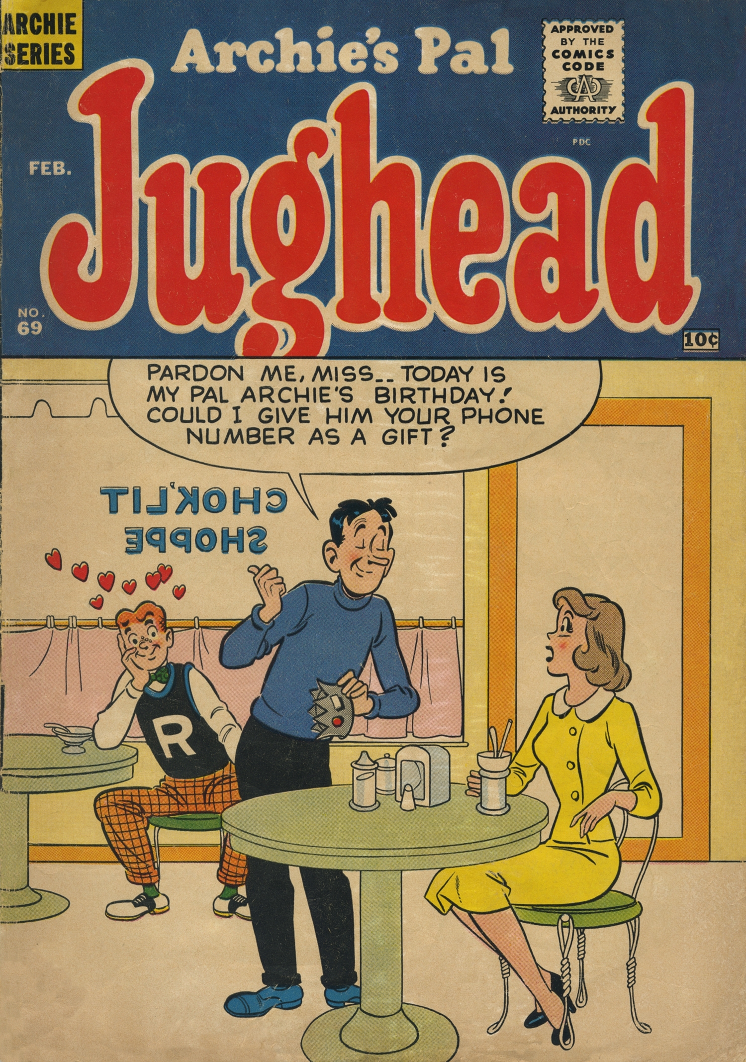 Read online Archie's Pal Jughead comic -  Issue #69 - 1