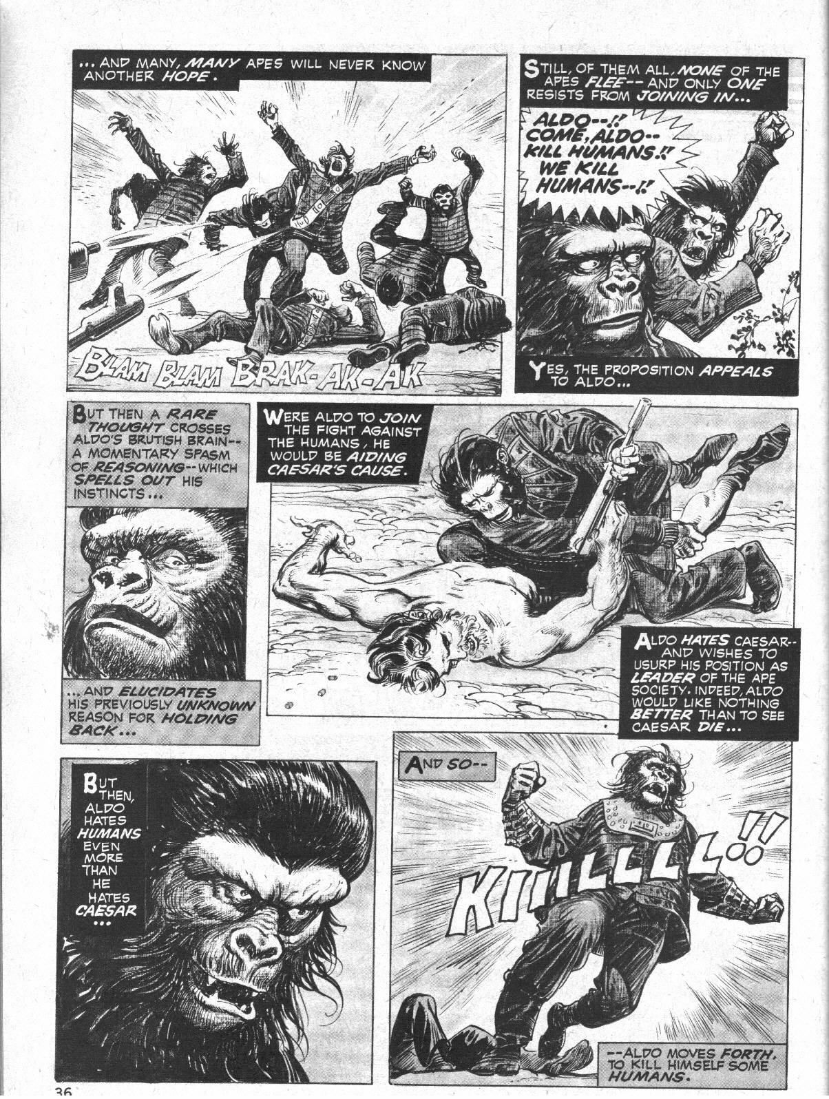 Read online Planet of the Apes comic -  Issue #22 - 37