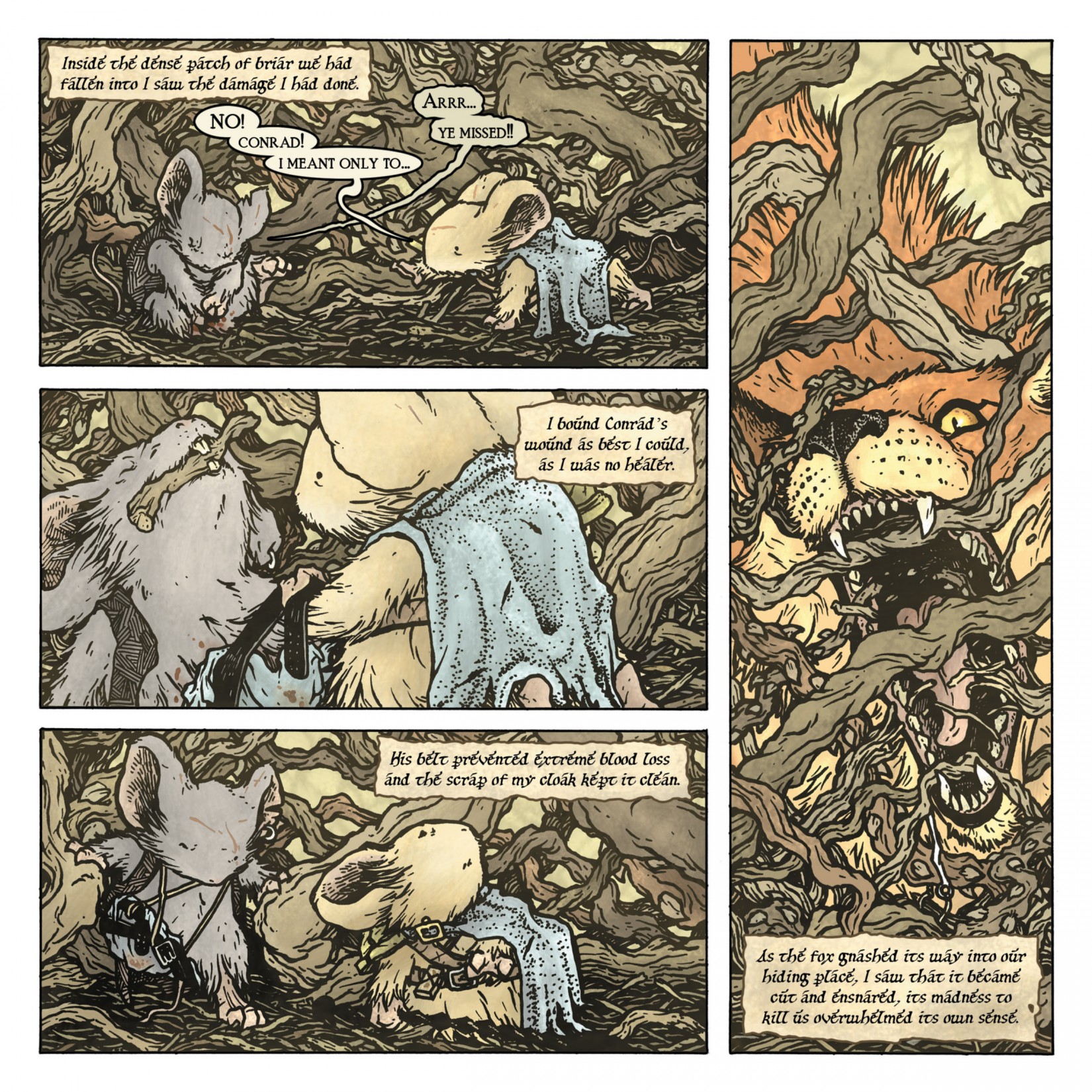 Read online Mouse Guard: The Black Axe comic -  Issue #4 - 19