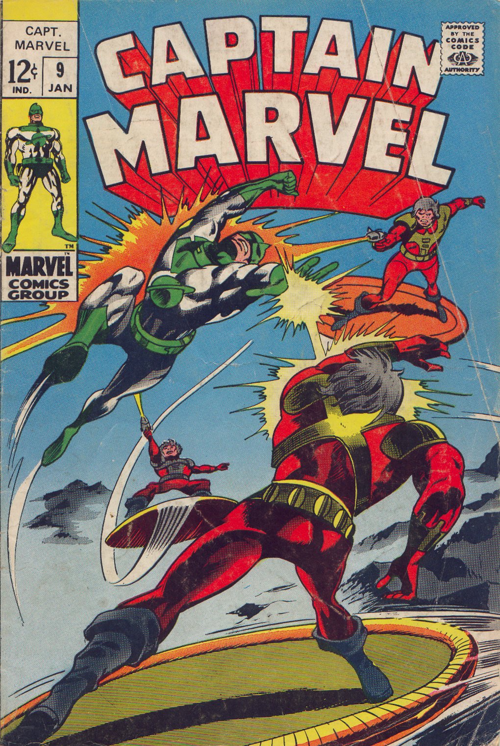 Read online Captain Marvel (1968) comic -  Issue #9 - 1