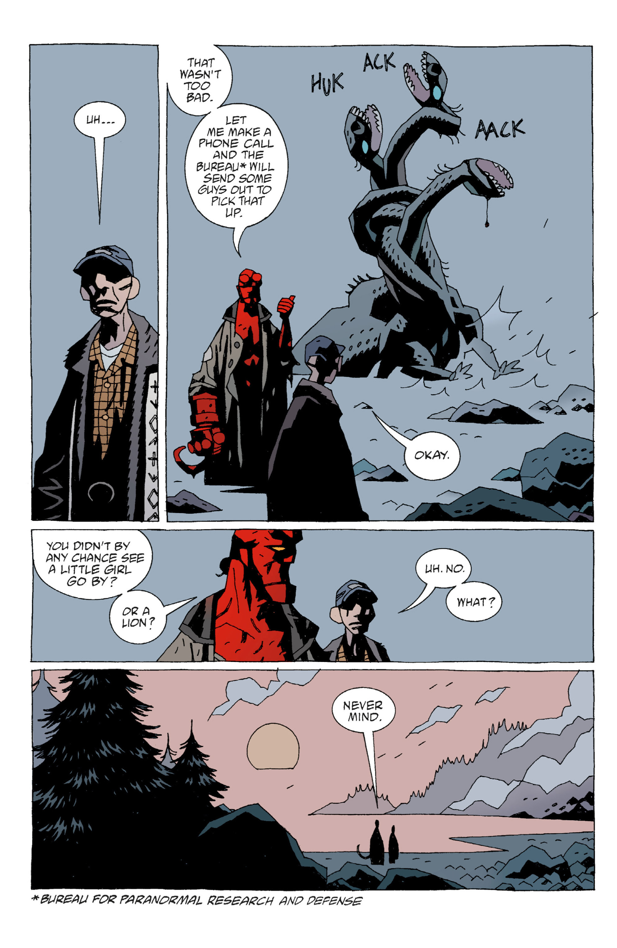 Read online Hellboy comic -  Issue #7 - 25