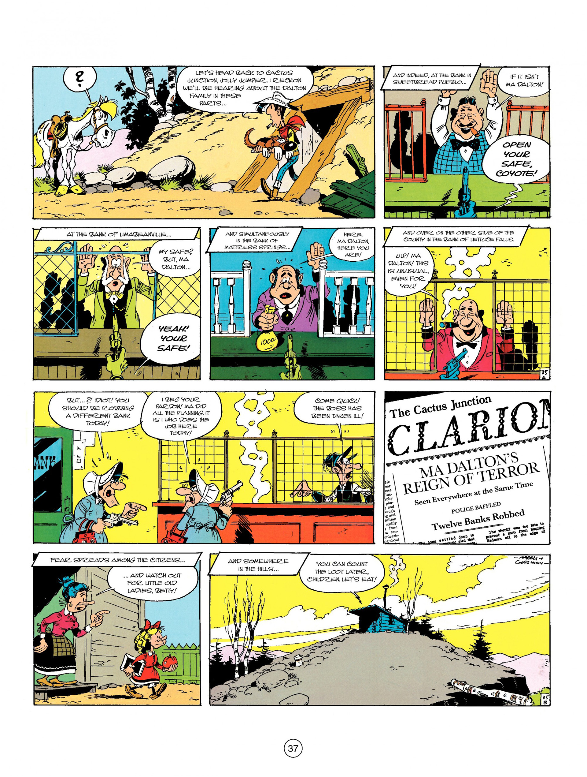Read online A Lucky Luke Adventure comic -  Issue #6 - 37