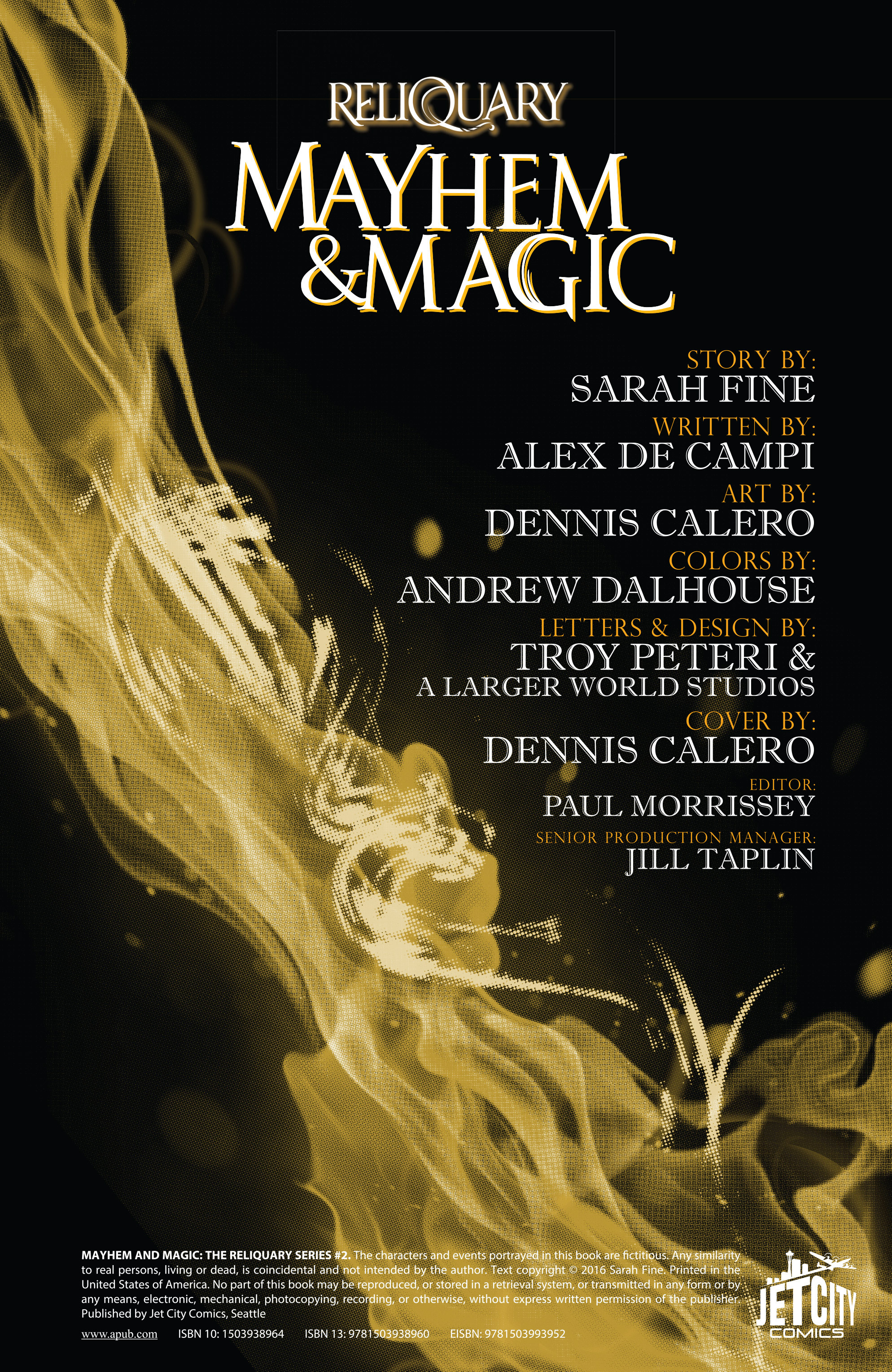 Read online Mayhem and Magic (The Reliquary Series) comic -  Issue #2 - 2