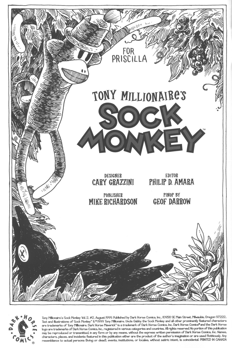 Read online Tony Millionaire's Sock Monkey (1999) comic -  Issue #2 - 2