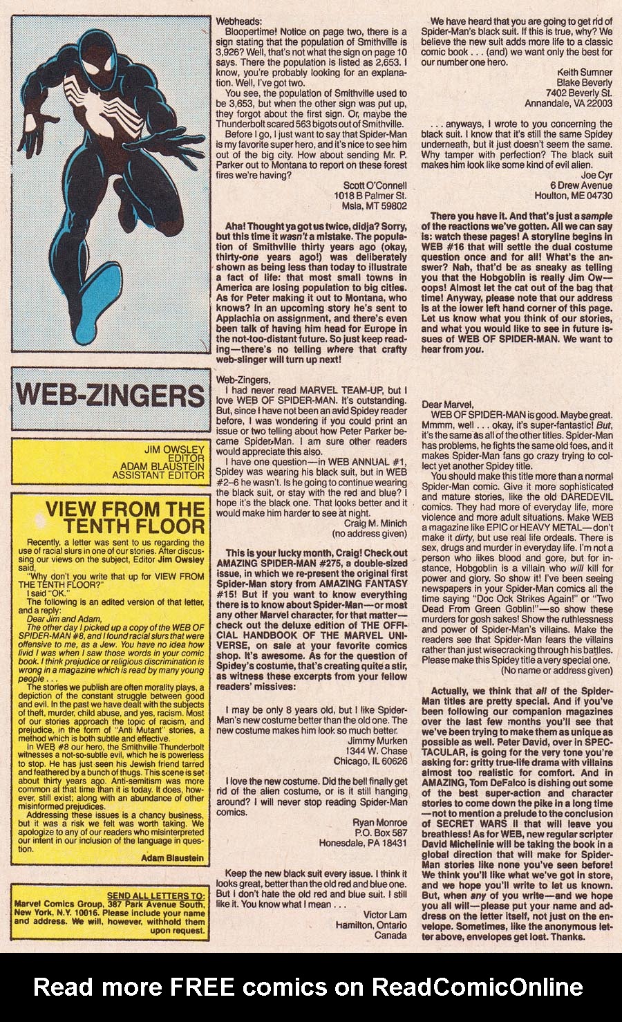 Read online Web of Spider-Man (1985) comic -  Issue #13 - 24