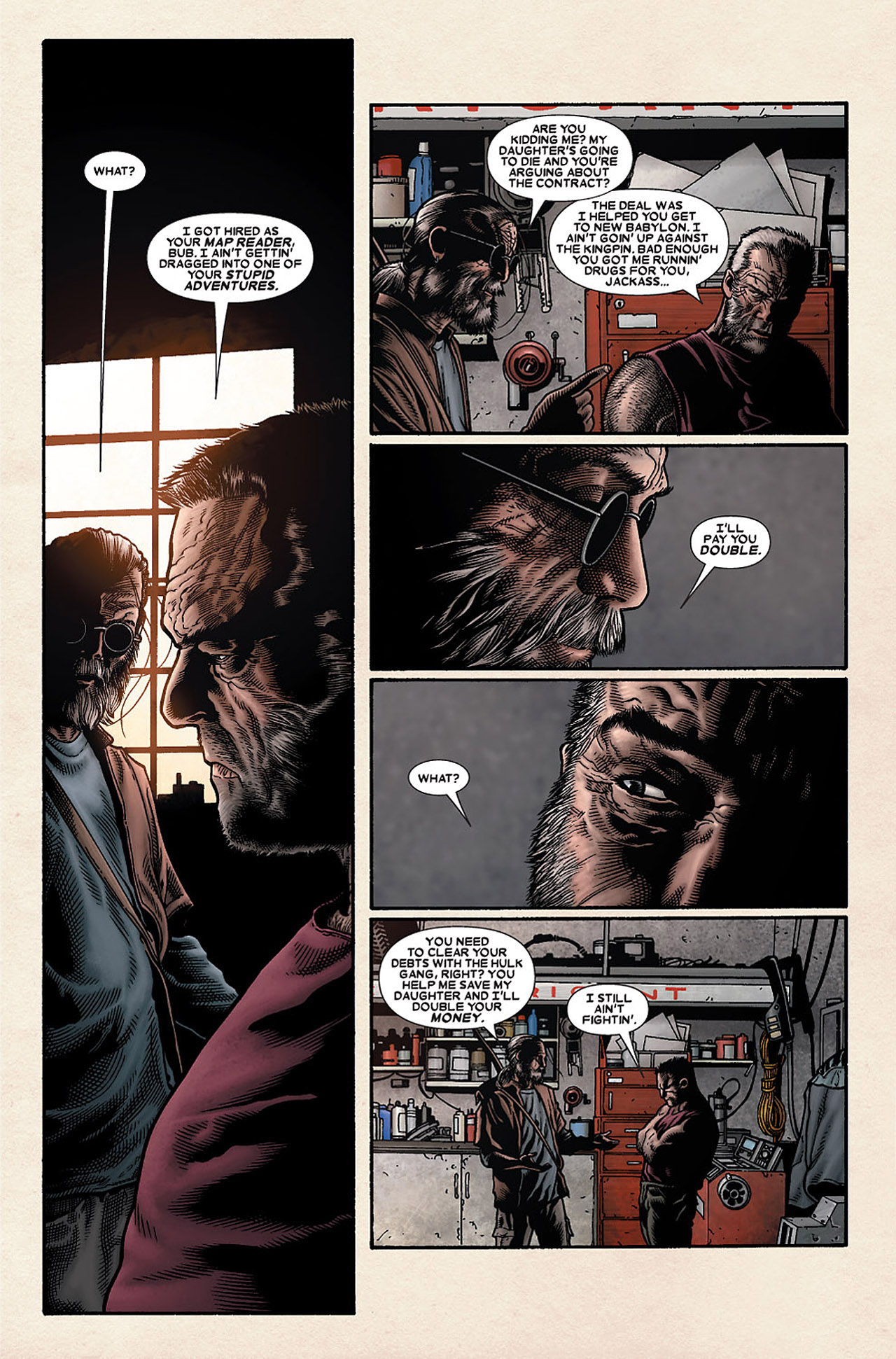 Read online Wolverine: Old Man Logan comic -  Issue # Full - 51