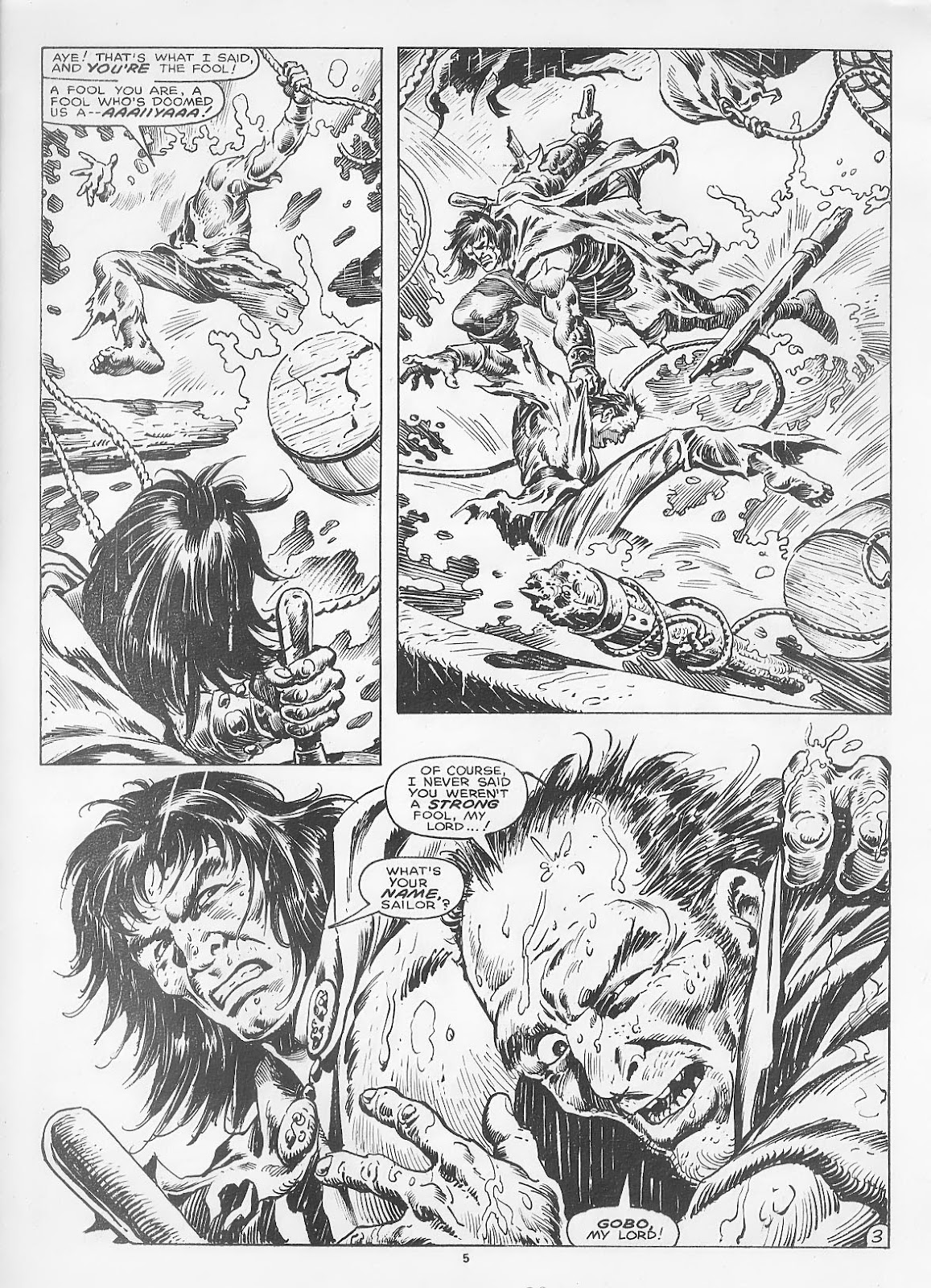 The Savage Sword Of Conan issue 166 - Page 7