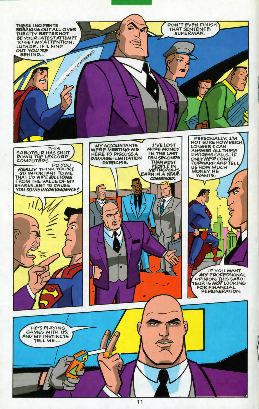 Read online Superman Adventures comic -  Issue #22 - 12