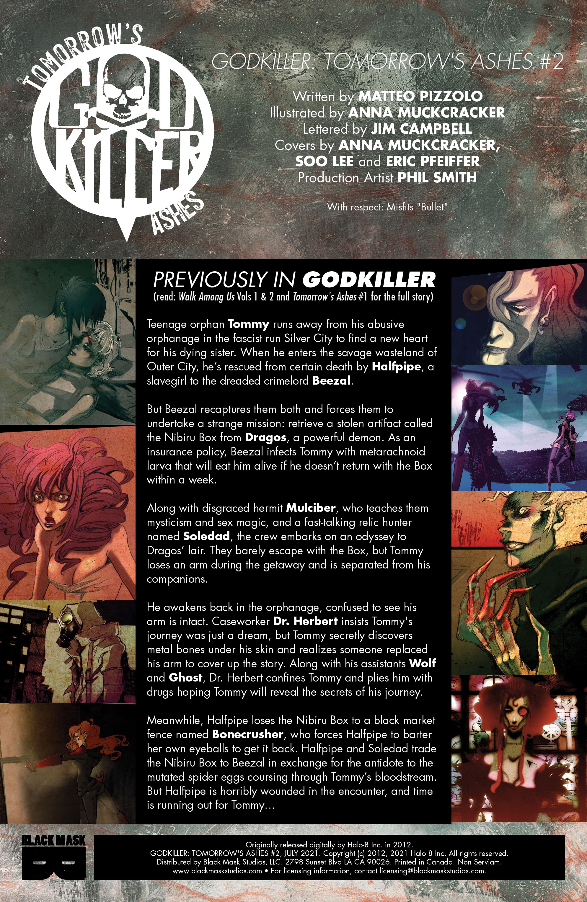 Read online Godkiller: Tomorrow's Ashes comic -  Issue #2 - 2