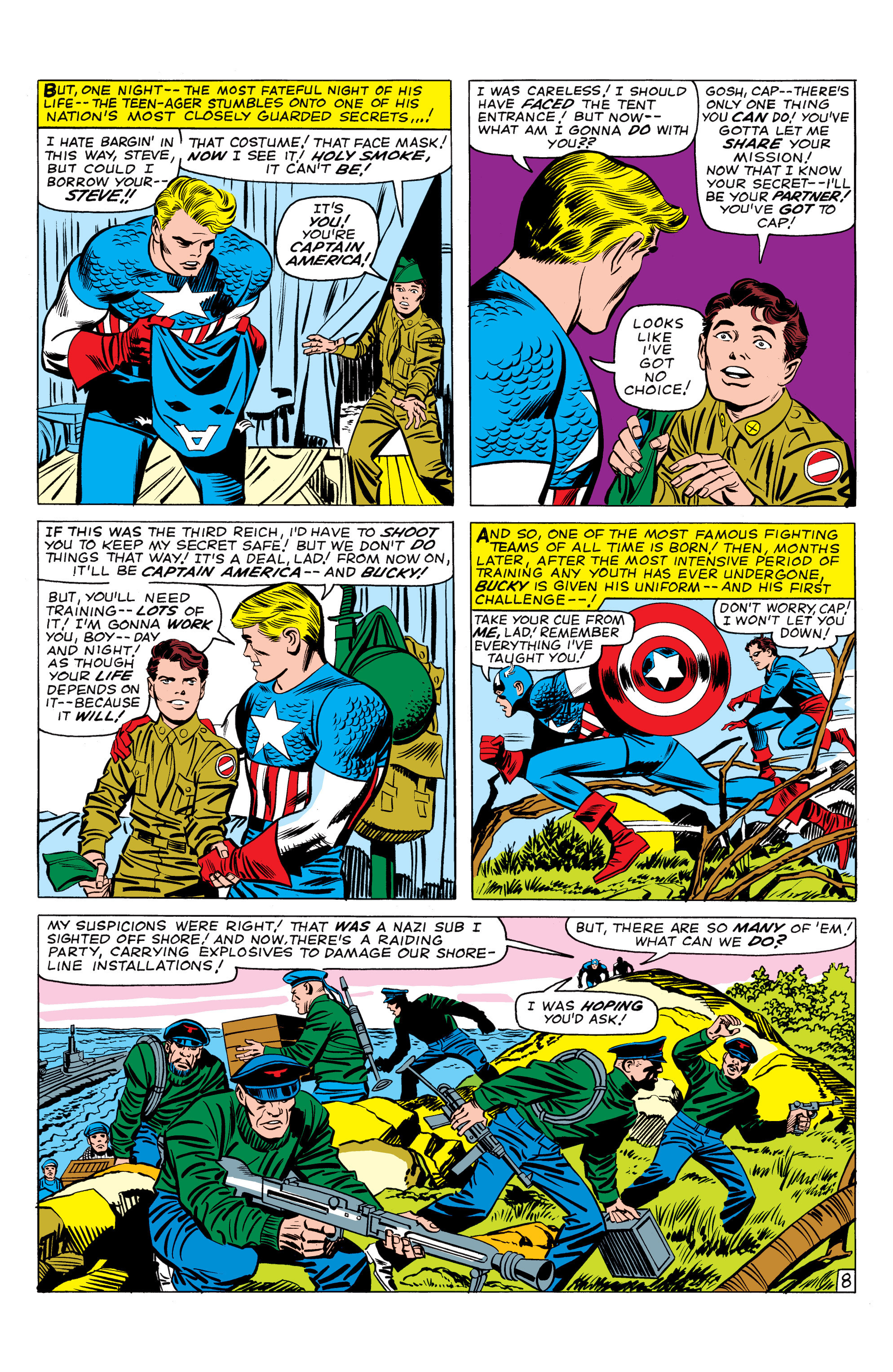 Read online Marvel Masterworks: Captain America comic -  Issue # TPB 1 (Part 1) - 58