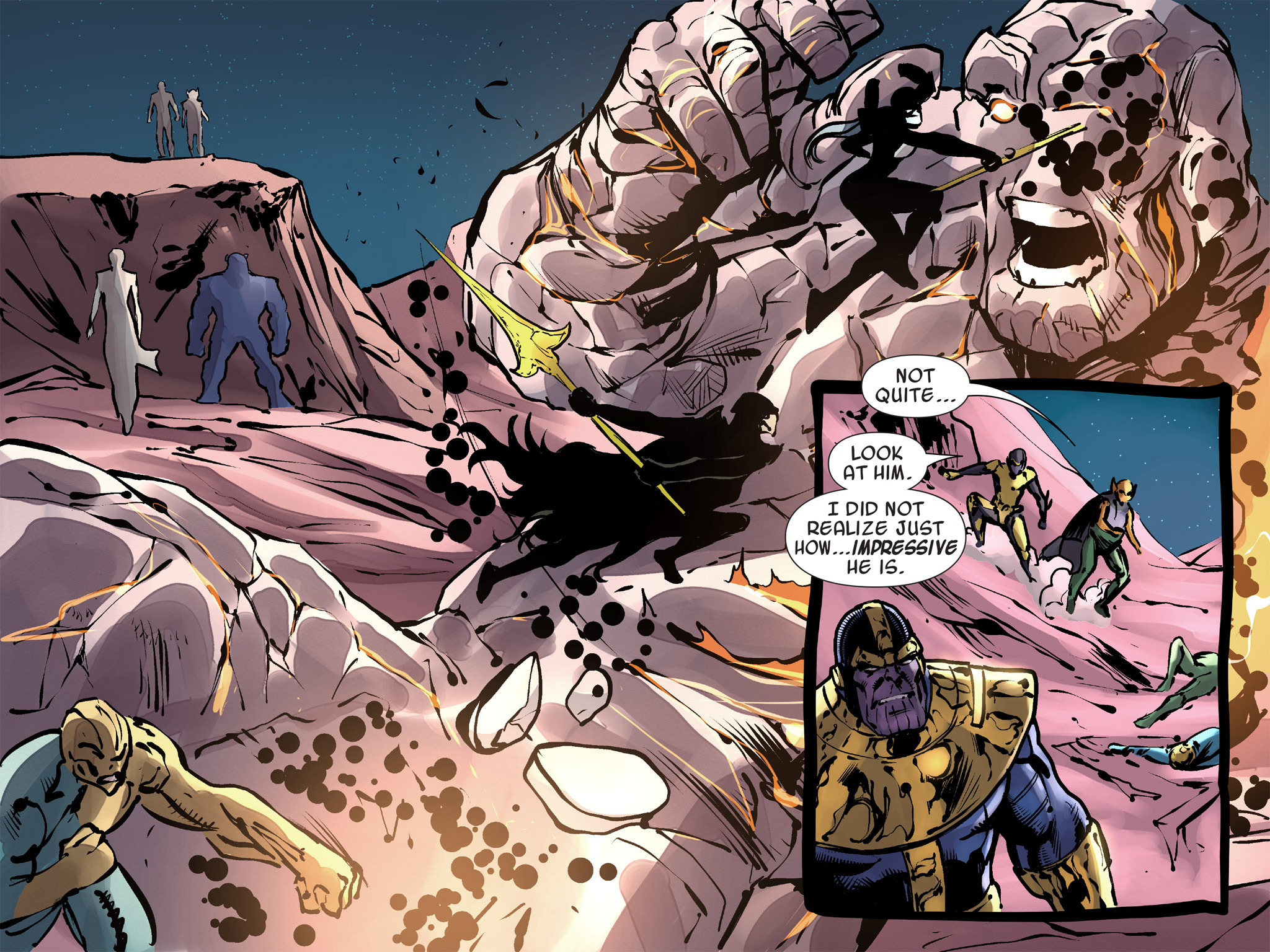 Read online Thanos: A God Up There Listening comic -  Issue # TPB - 282