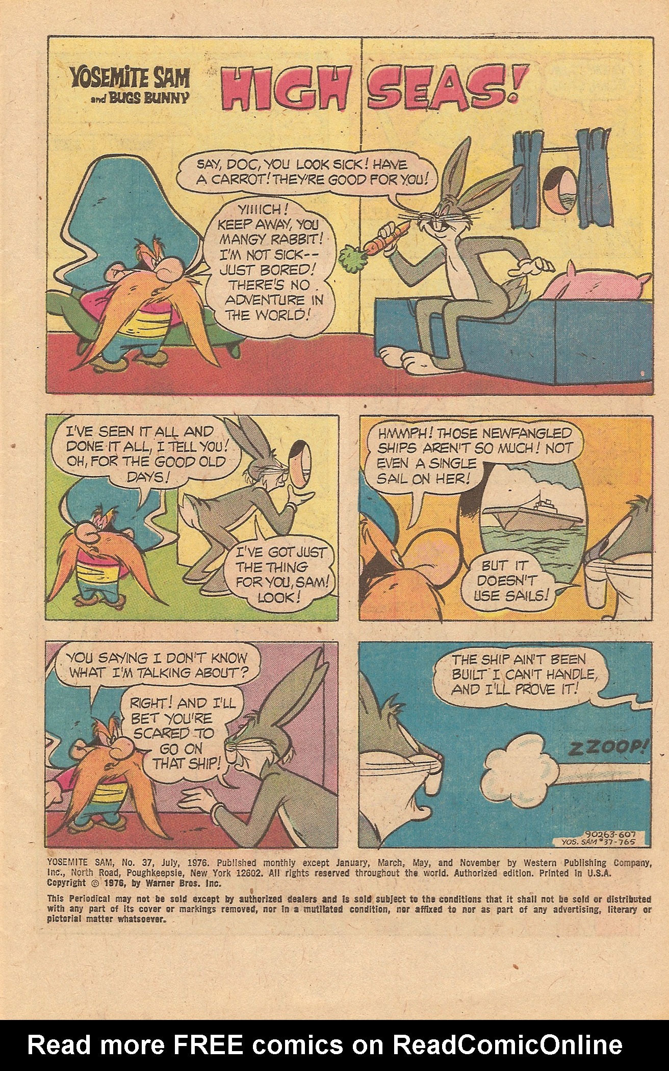 Read online Yosemite Sam and Bugs Bunny comic -  Issue #37 - 3