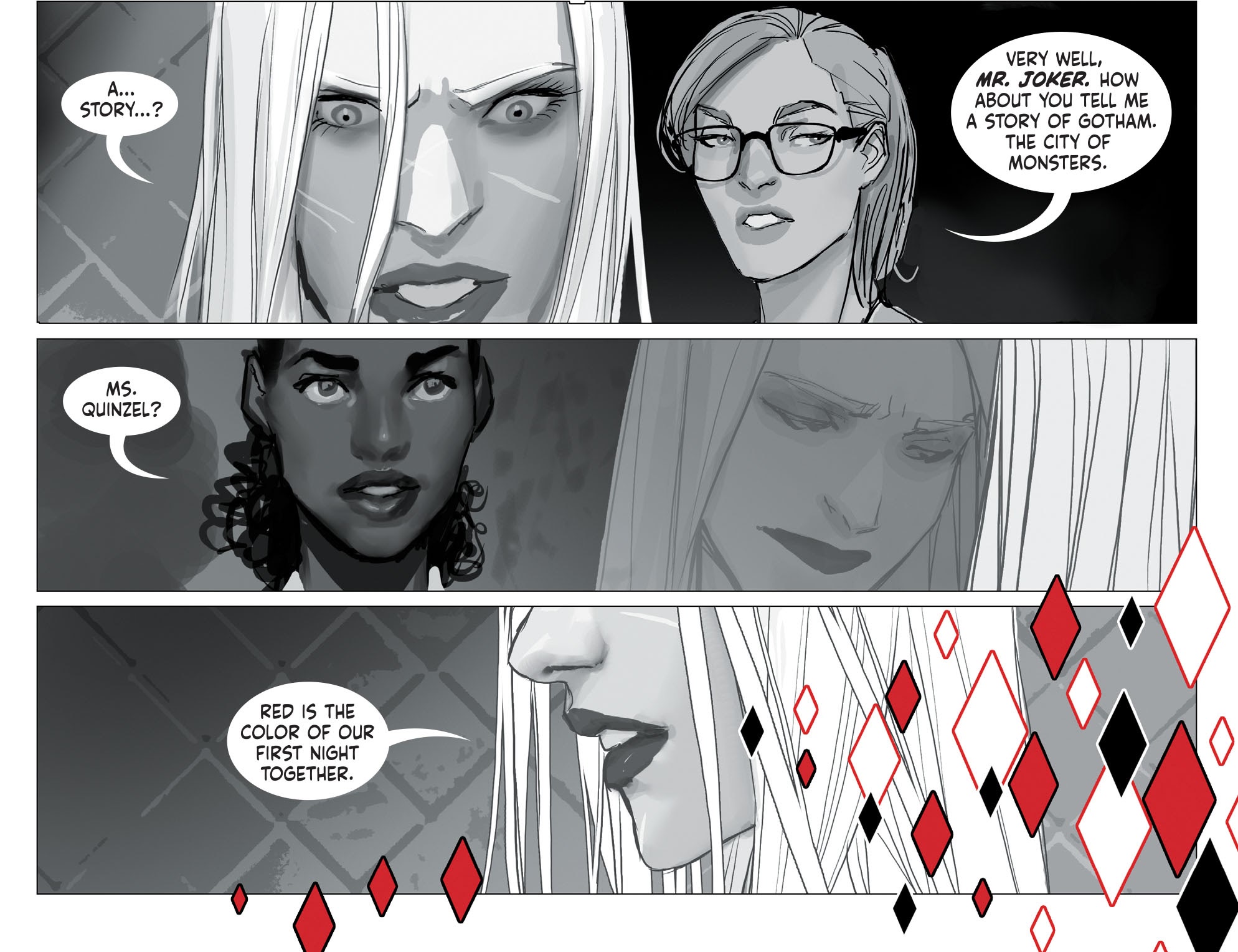 Read online Harley Quinn Black   White   Red comic -  Issue #1 - 7