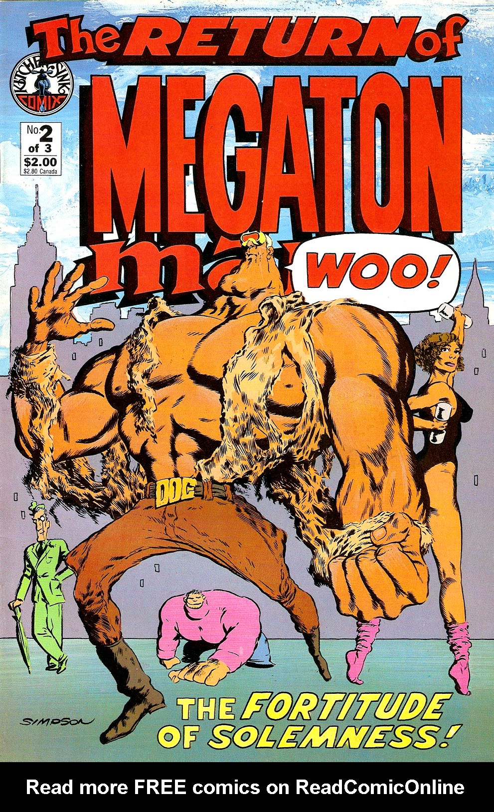 Read online The Return Of Megaton Man comic -  Issue #2 - 1