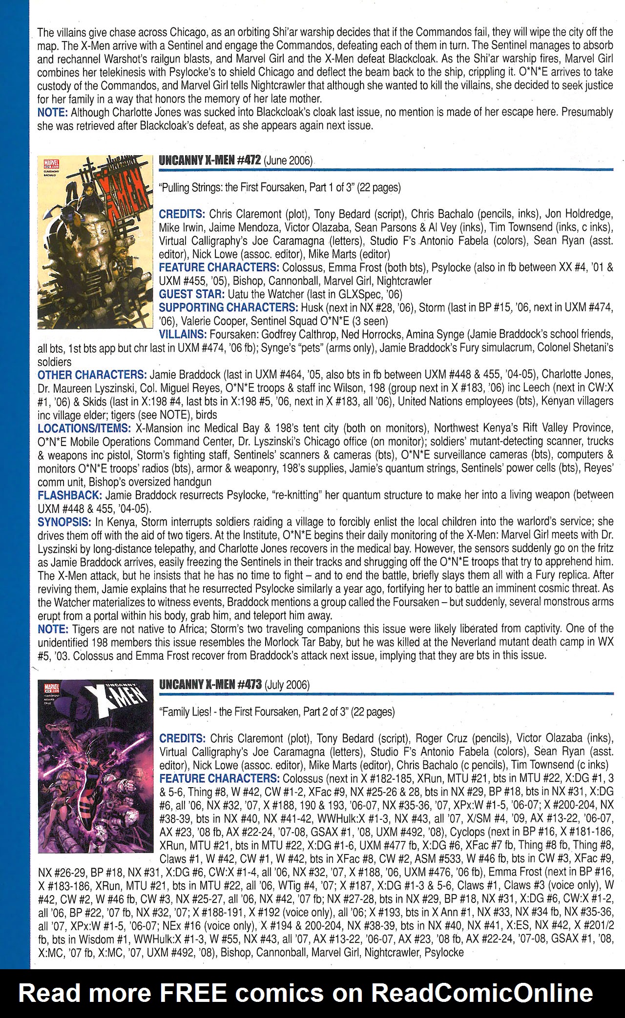 Read online Official Index to the Marvel Universe comic -  Issue #12 - 56