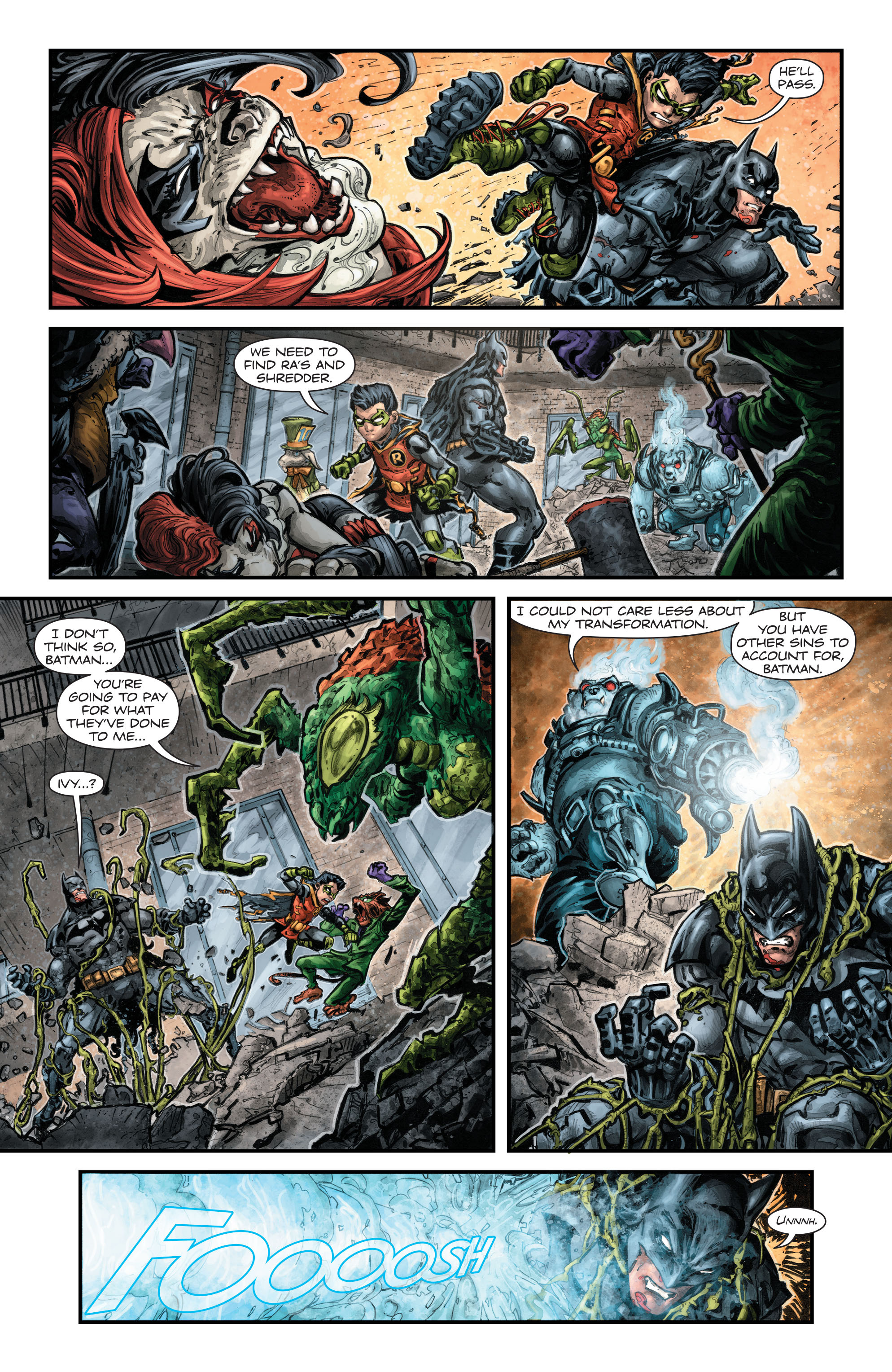 Read online Batman/Teenage Mutant Ninja Turtles comic -  Issue #6 - 6