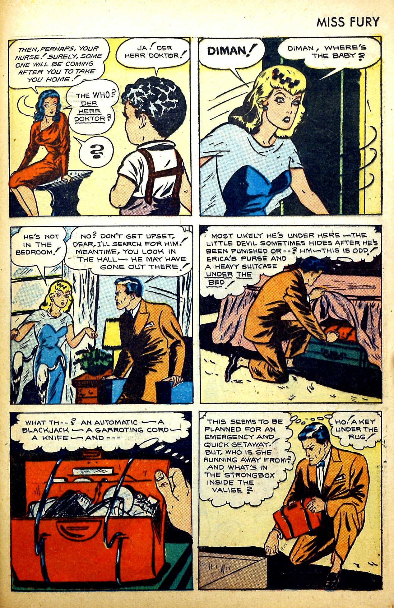 Read online Miss Fury (1942) comic -  Issue #8 - 26