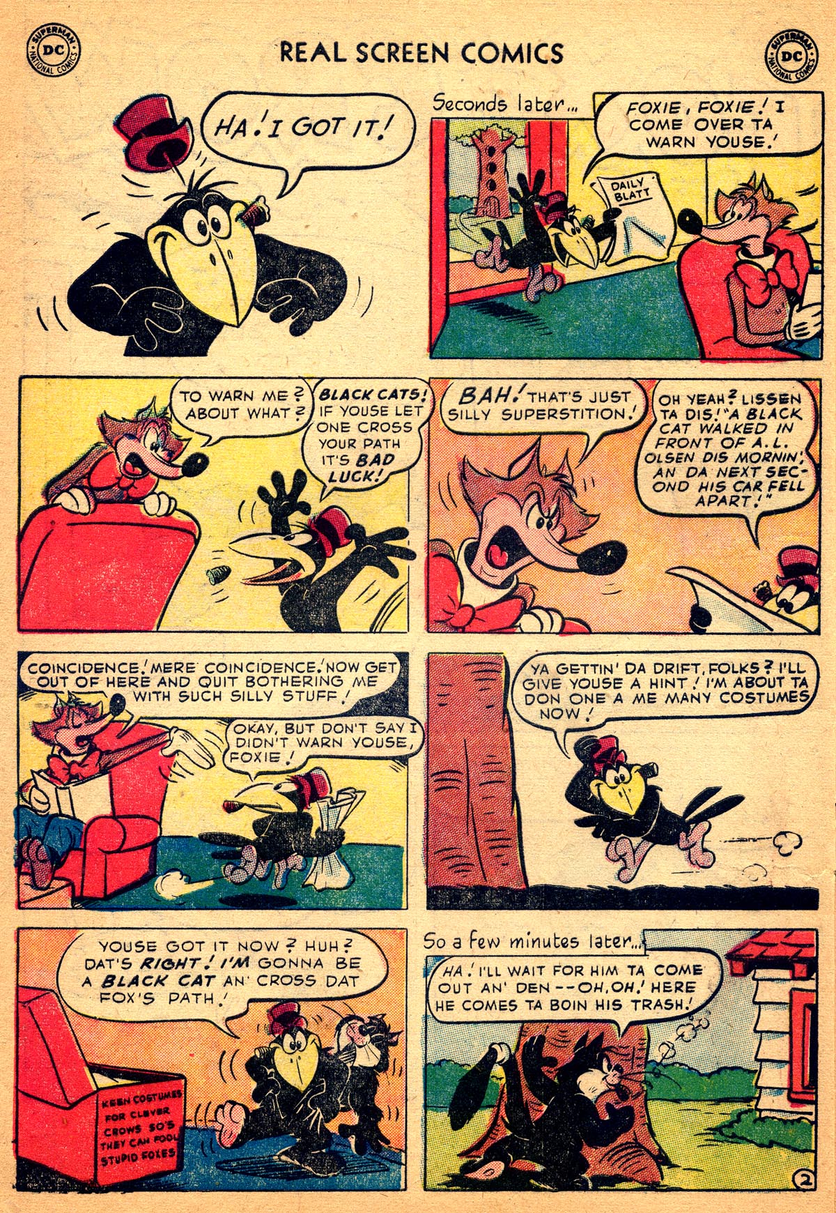 Read online Real Screen Comics comic -  Issue #56 - 4