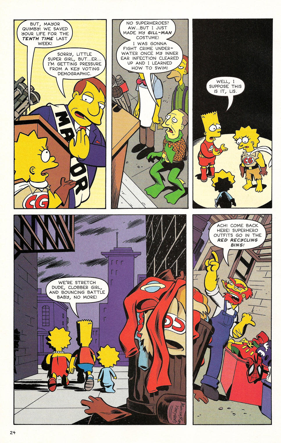 Read online Bongo Comics Presents Simpsons Super Spectacular comic -  Issue #3 - 20