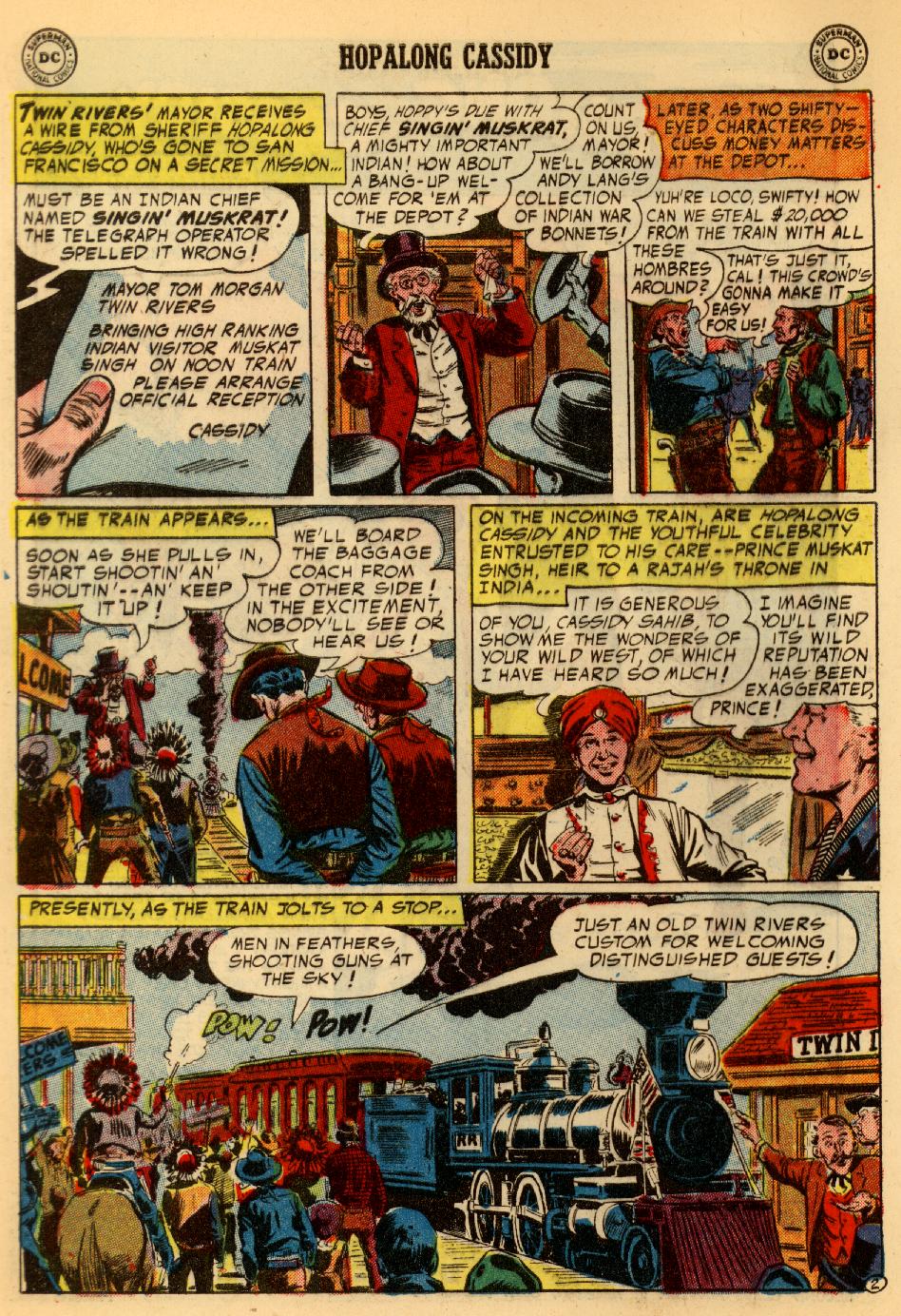 Read online Hopalong Cassidy comic -  Issue #94 - 4