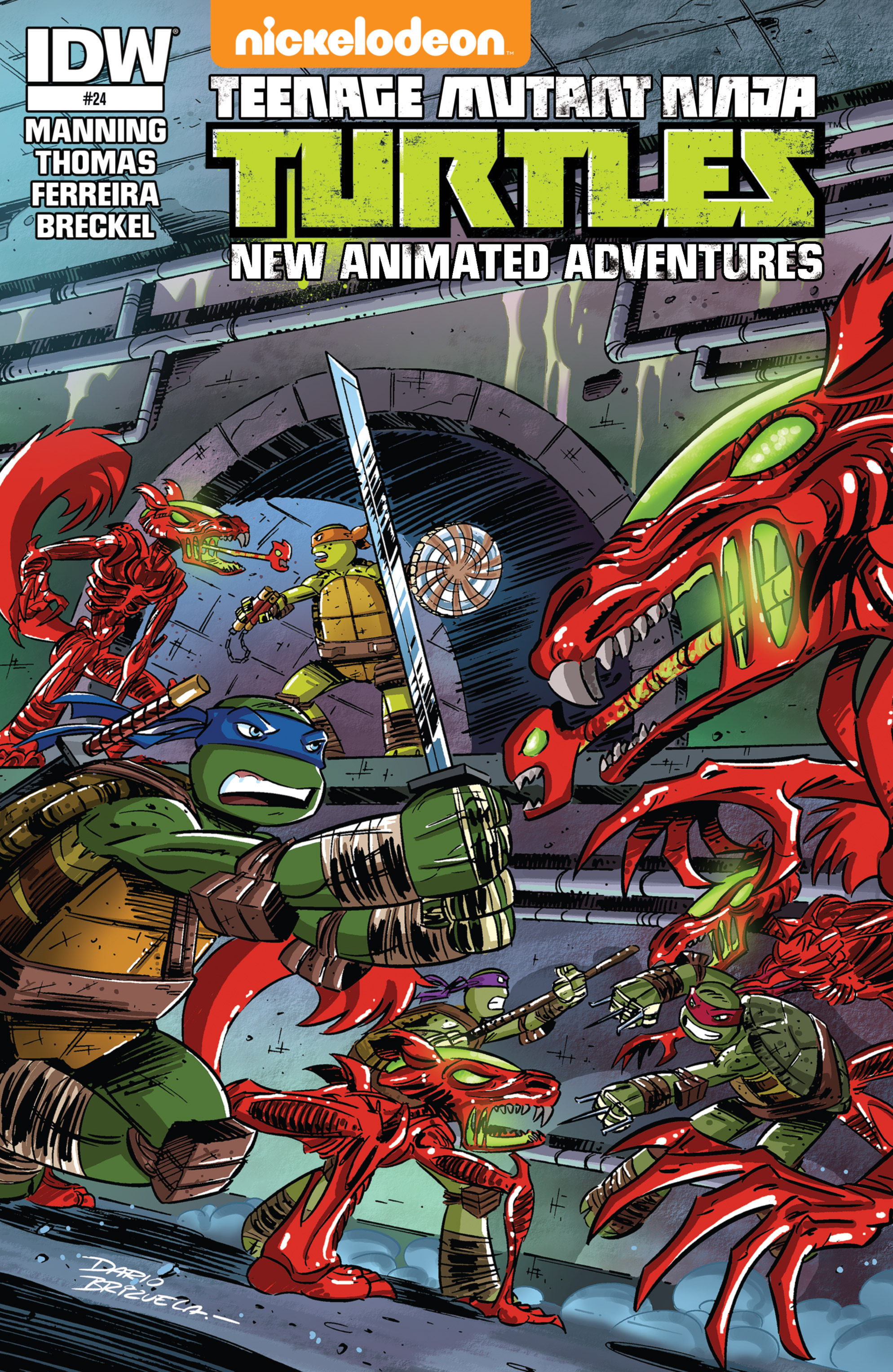 Read online Teenage Mutant Ninja Turtles New Animated Adventures comic -  Issue #24 - 1