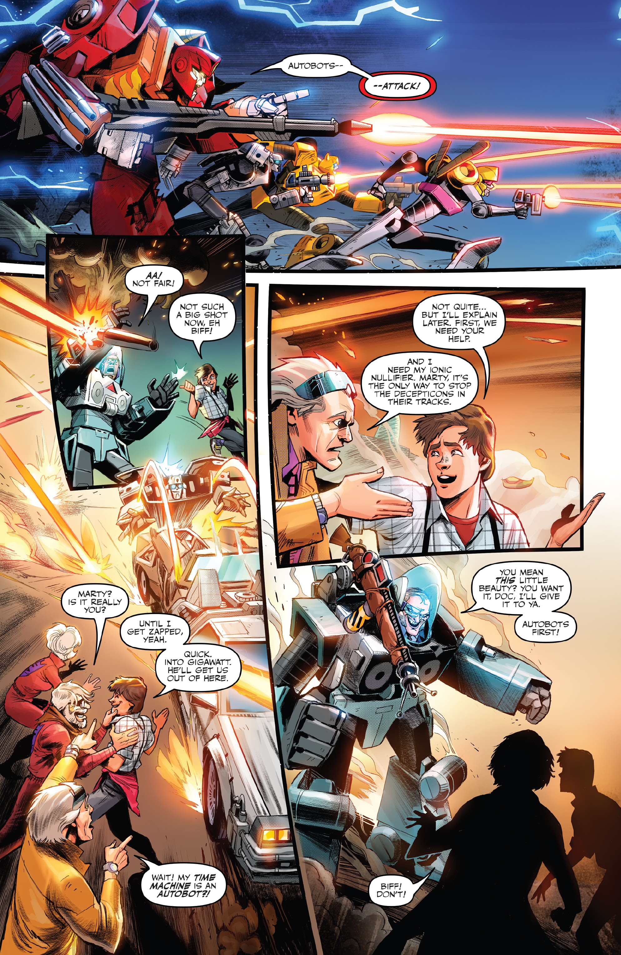 Read online Transformers: Back to the Future comic -  Issue #3 - 19