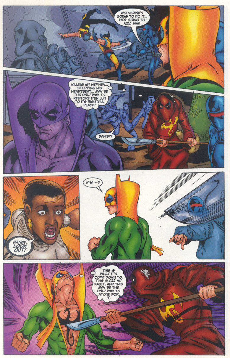 Read online Iron Fist / Wolverine comic -  Issue #4 - 16