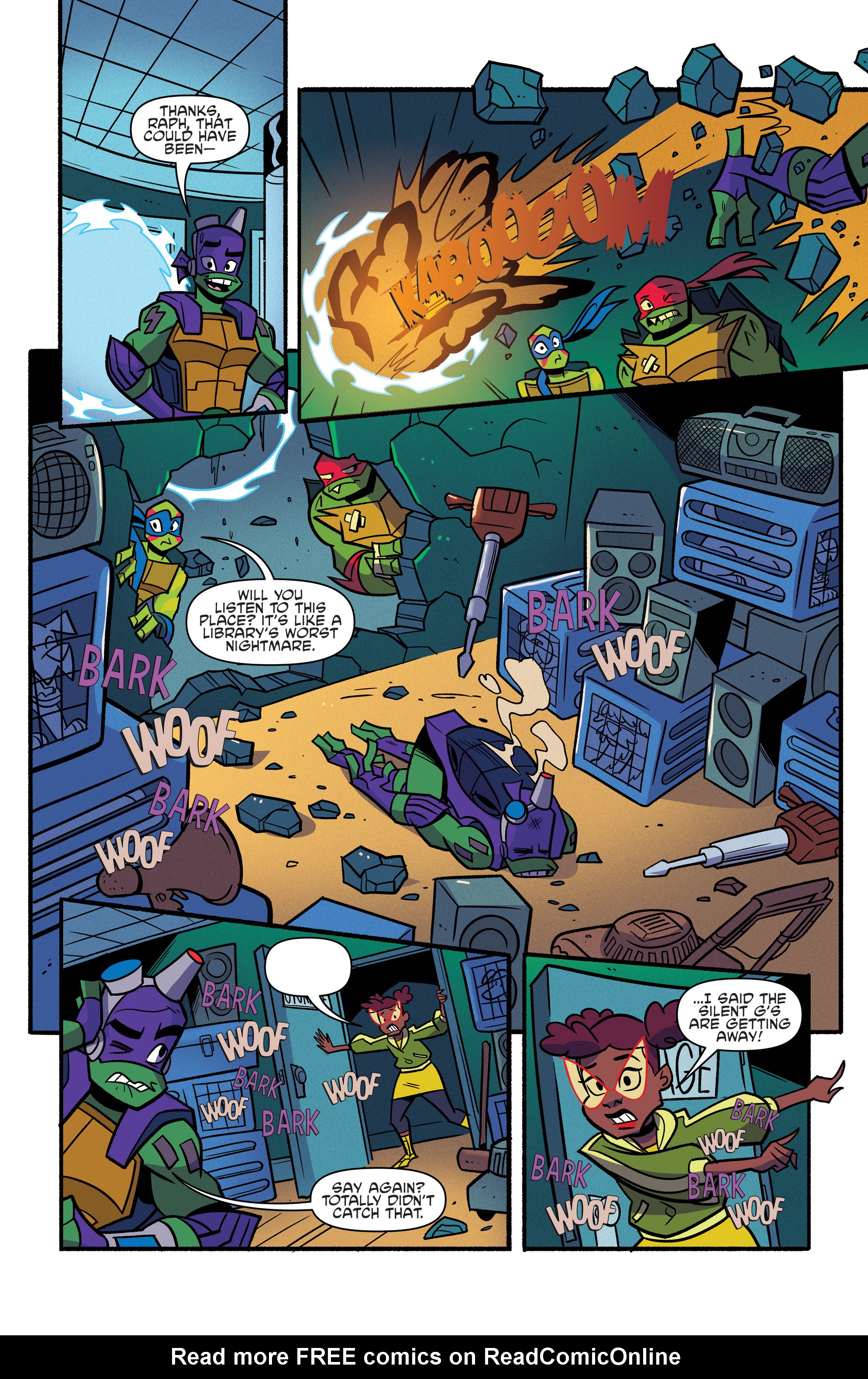 Read online Rise of the Teenage Mutant Ninja Turtles: Sound Off! comic -  Issue #2 - 21