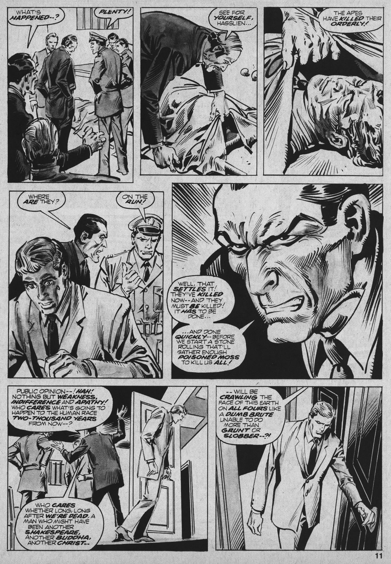 Read online Planet of the Apes comic -  Issue #16 - 11