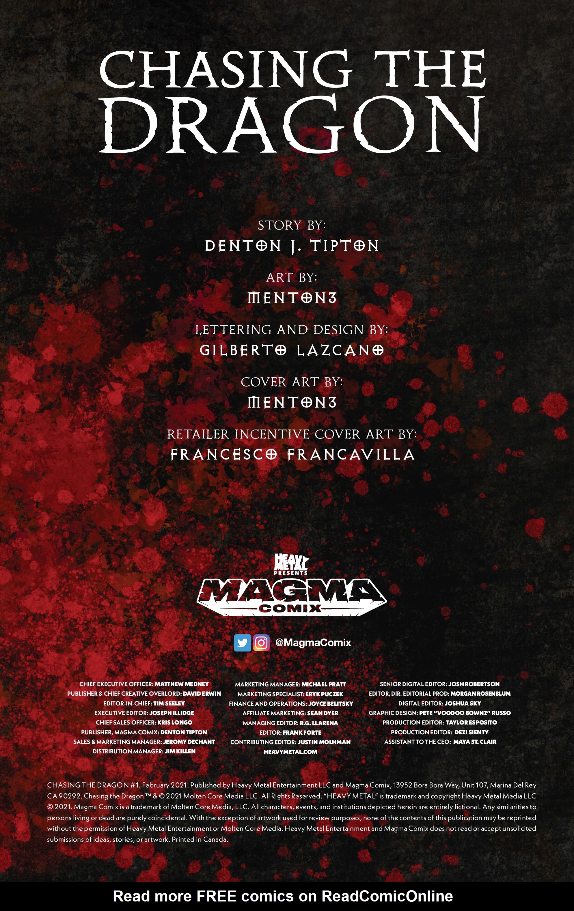 Read online Chasing the Dragon comic -  Issue #1 - 2