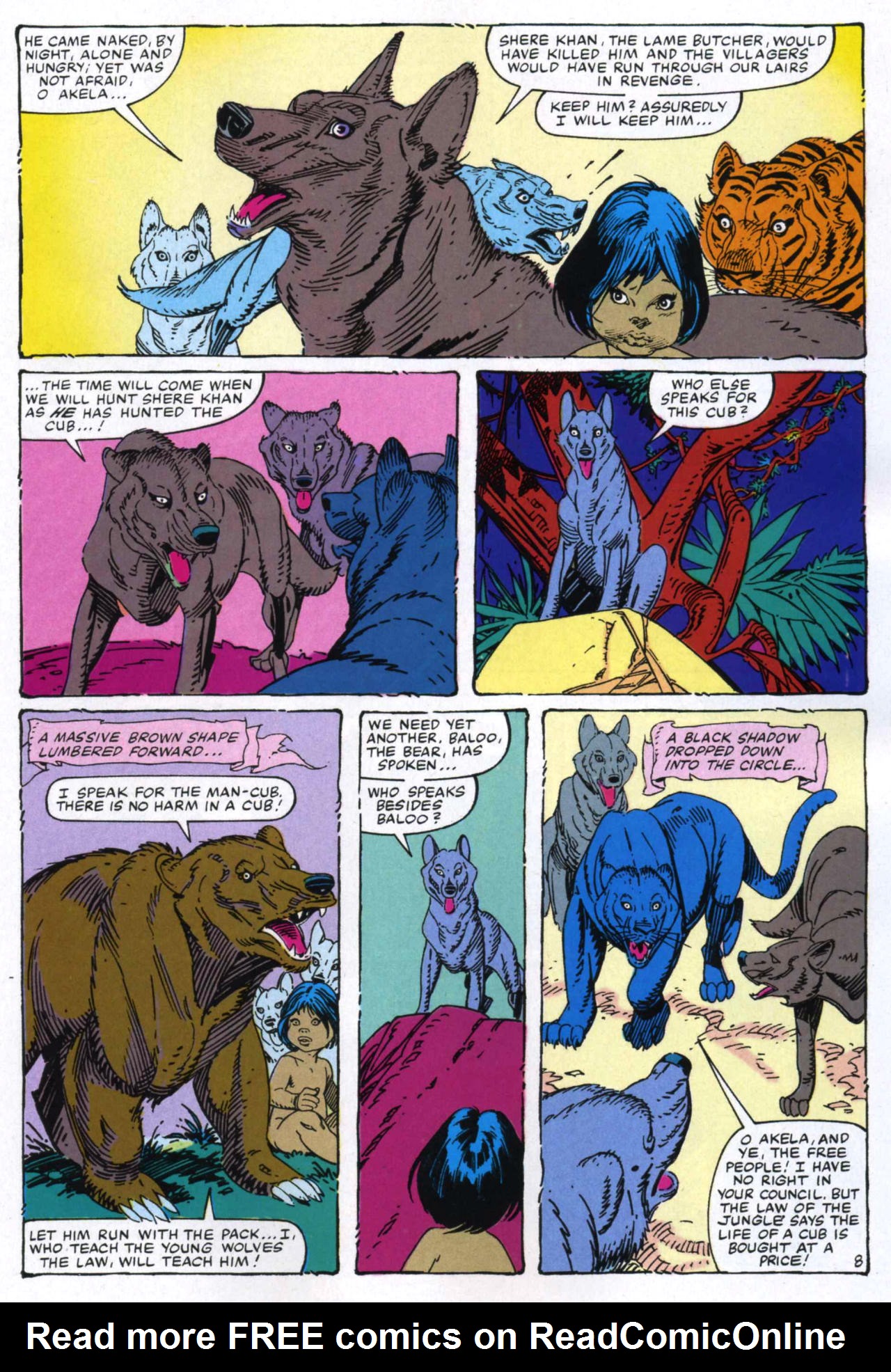 Read online Marvel Illustrated Jungle Book comic -  Issue # Full - 13