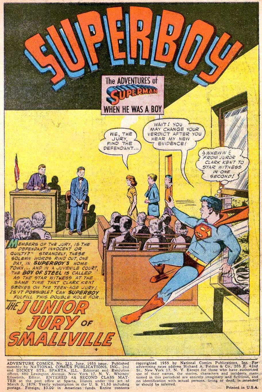 Read online Adventure Comics (1938) comic -  Issue #213 - 3