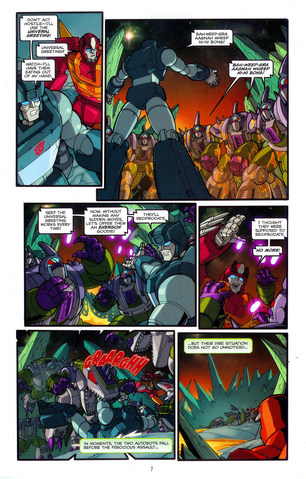 Read online The Transformers: The Animated Movie comic -  Issue #3 - 9