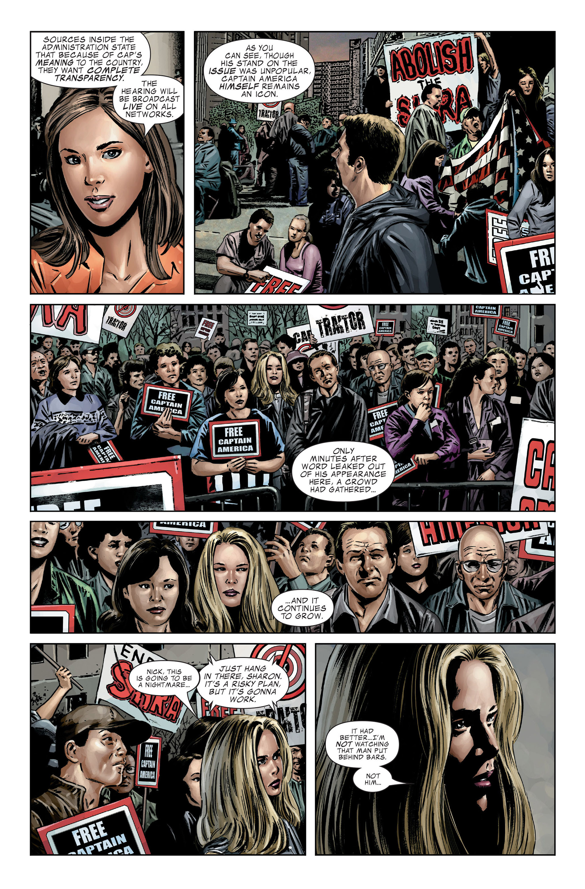 Read online Death of Captain America: The Death of the Dream comic -  Issue # TPB (Part 1) - 10