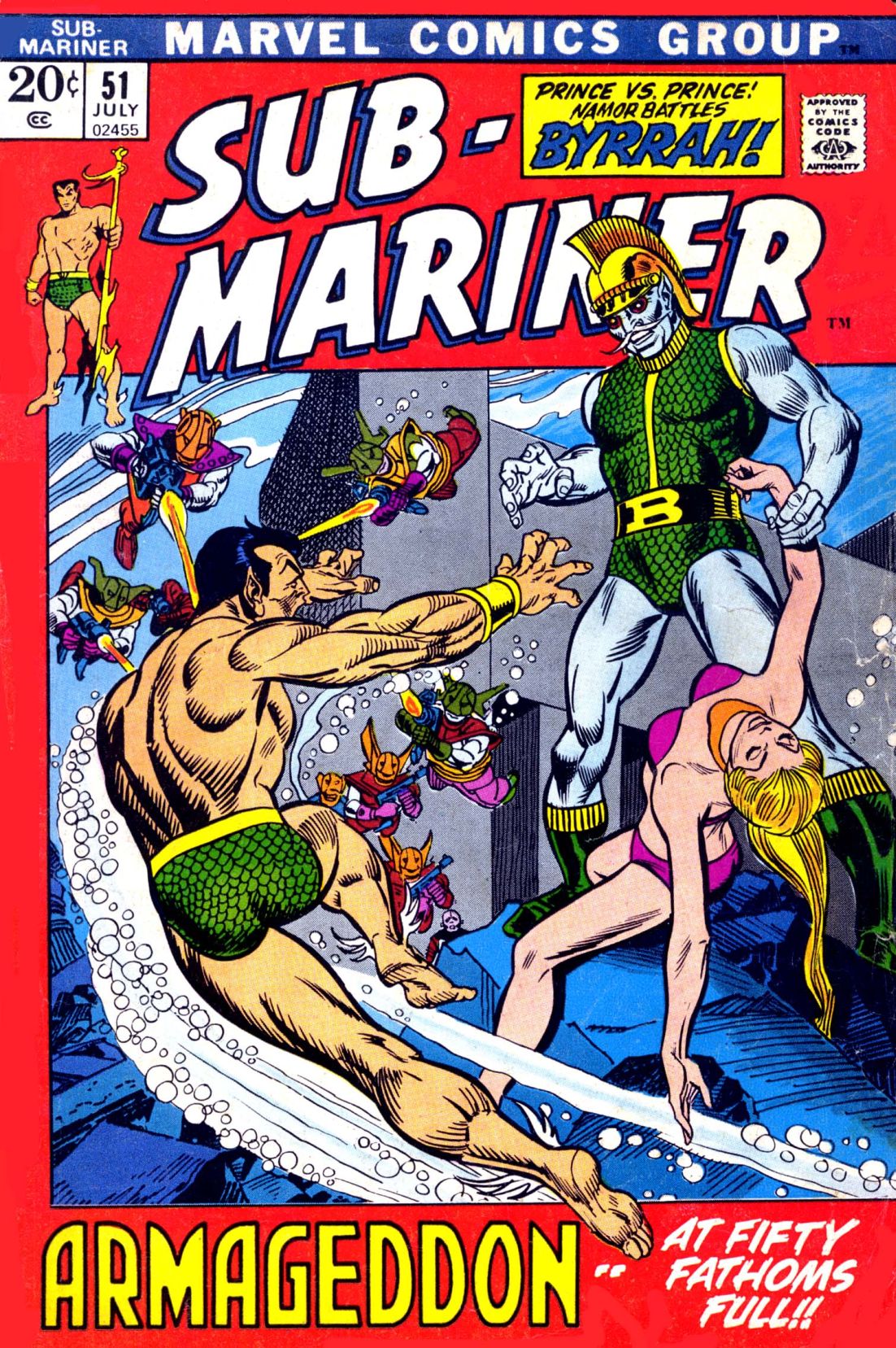 Read online The Sub-Mariner comic -  Issue #51 - 1