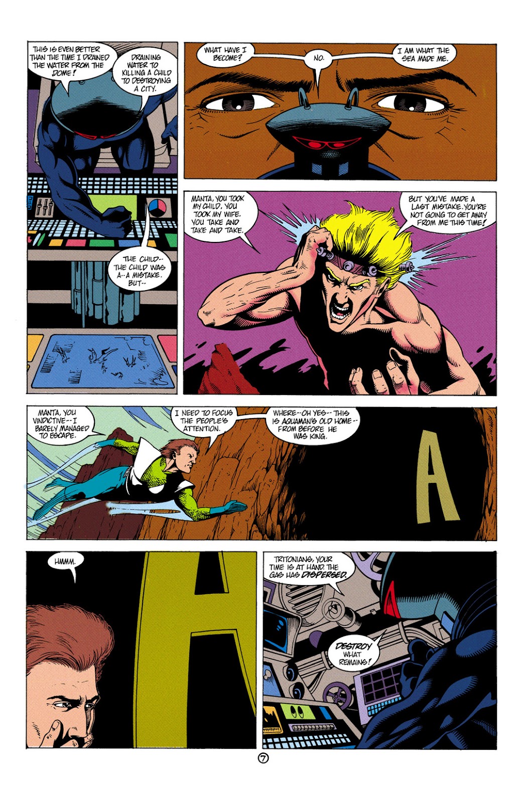 Aquaman (1991) Issue #6 #6 - English 8