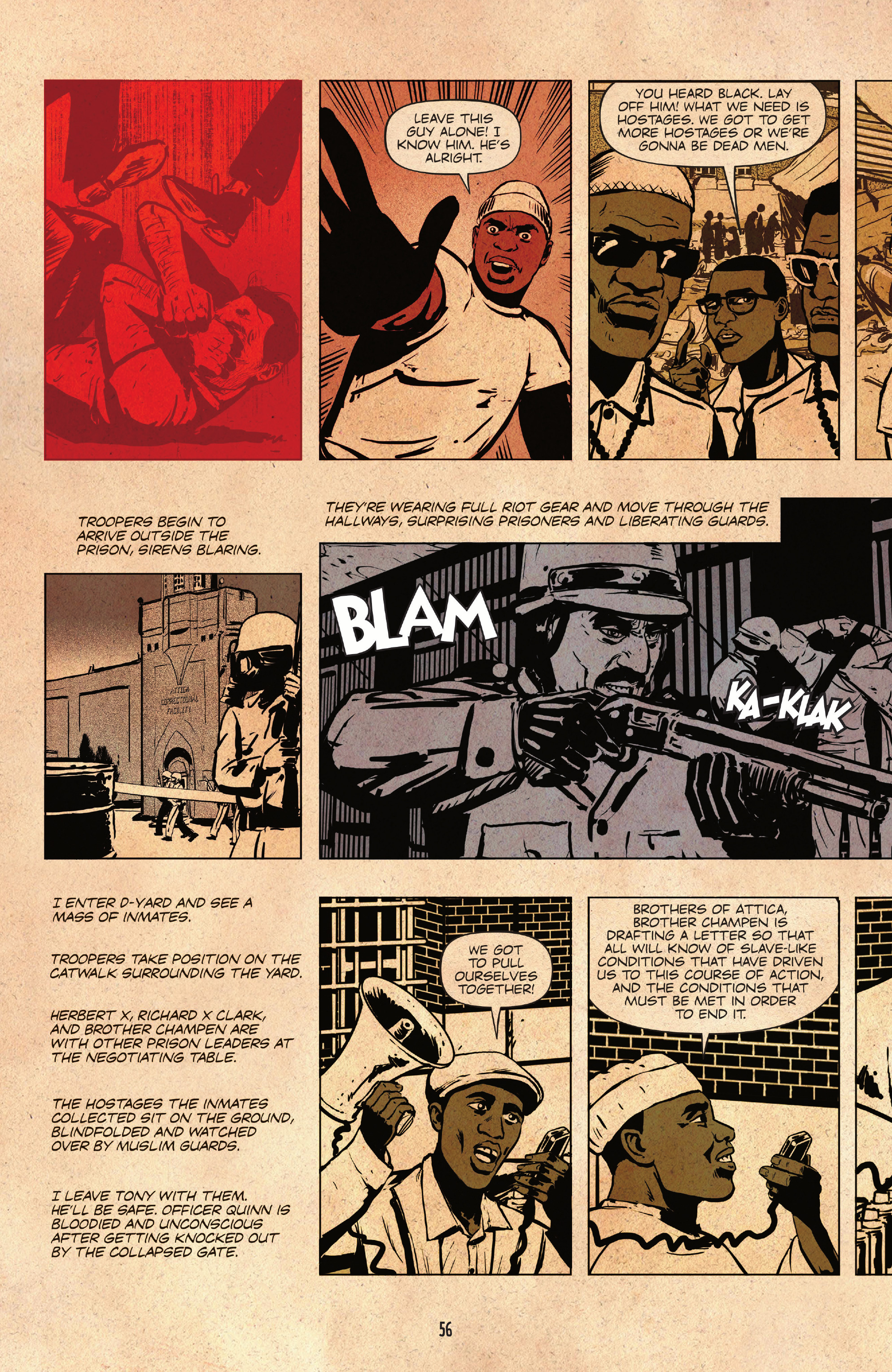 Read online Big Black: Stand At Attica comic -  Issue # TPB (Part 1) - 55