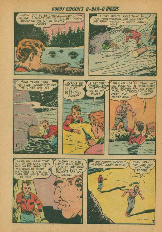 Read online Bobby Benson's B-Bar-B Riders comic -  Issue #12 - 24