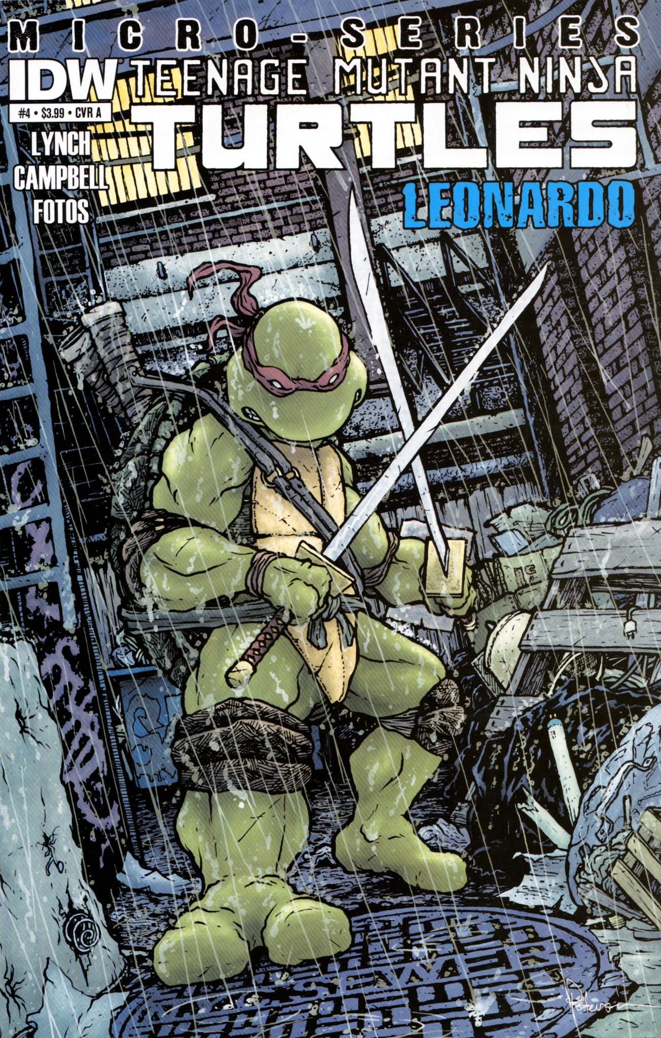 Read online Teenage Mutant Ninja Turtles Microseries: Leonardo comic -  Issue # Full - 1