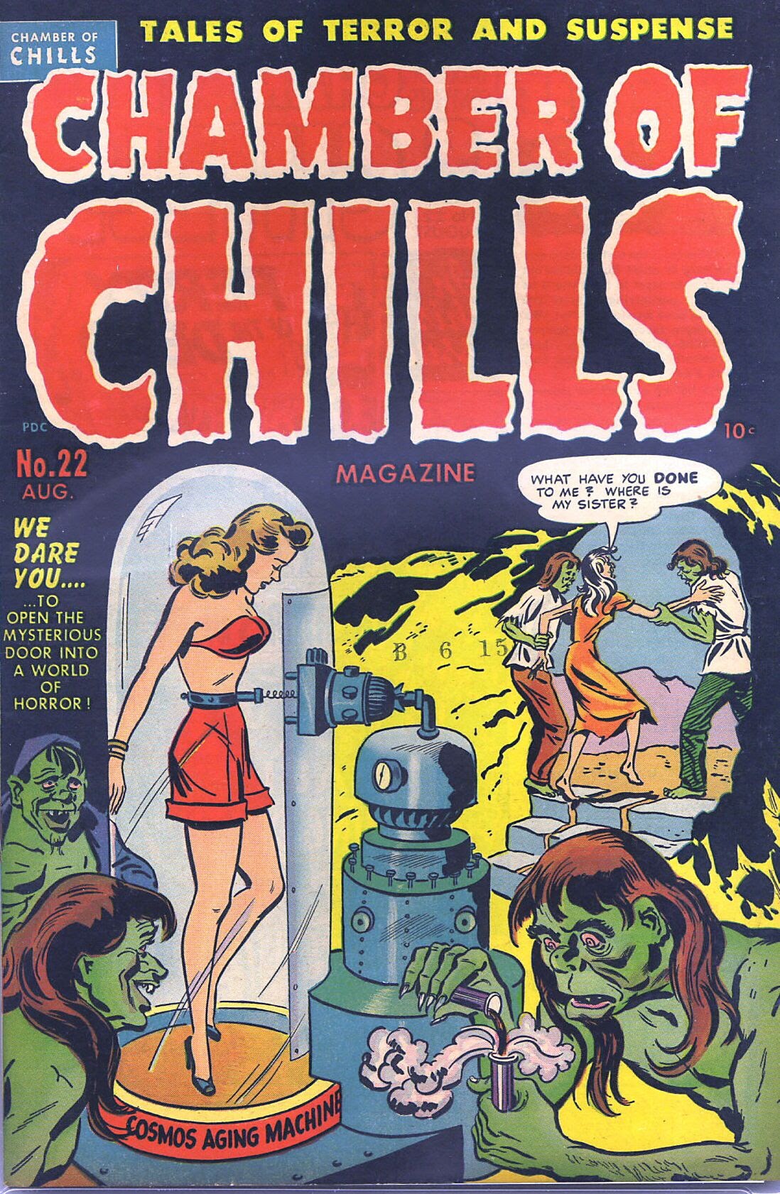 Read online Chamber of Chills (1951) comic -  Issue #22 - 1