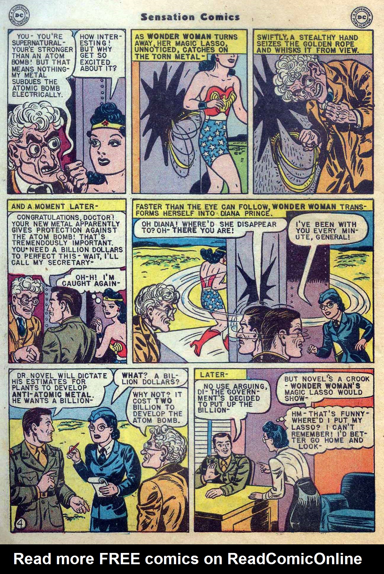 Read online Sensation (Mystery) Comics comic -  Issue #56 - 6