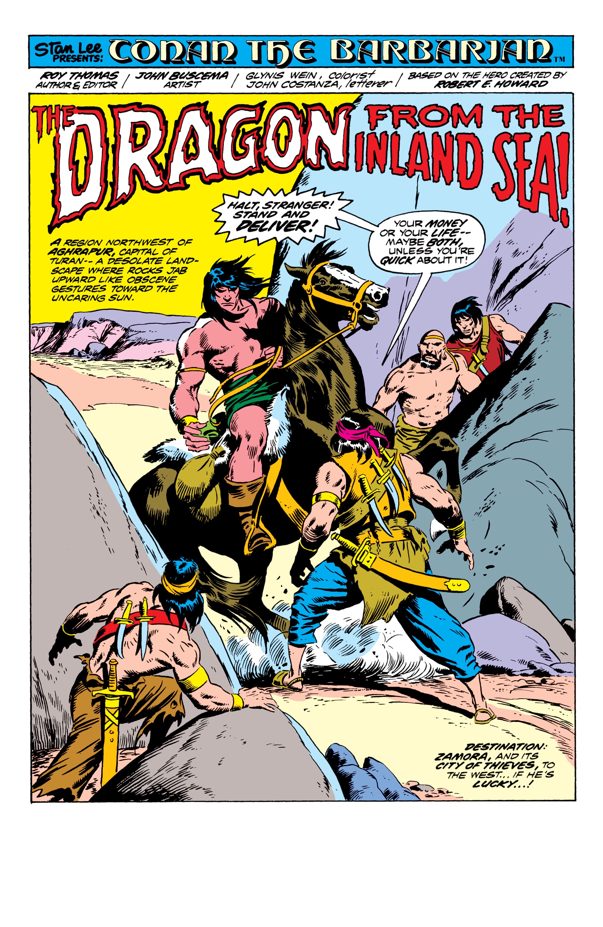 Read online Conan The Barbarian Epic Collection: The Original Marvel Years - The Curse Of The Golden Skull comic -  Issue # TPB (Part 3) - 47