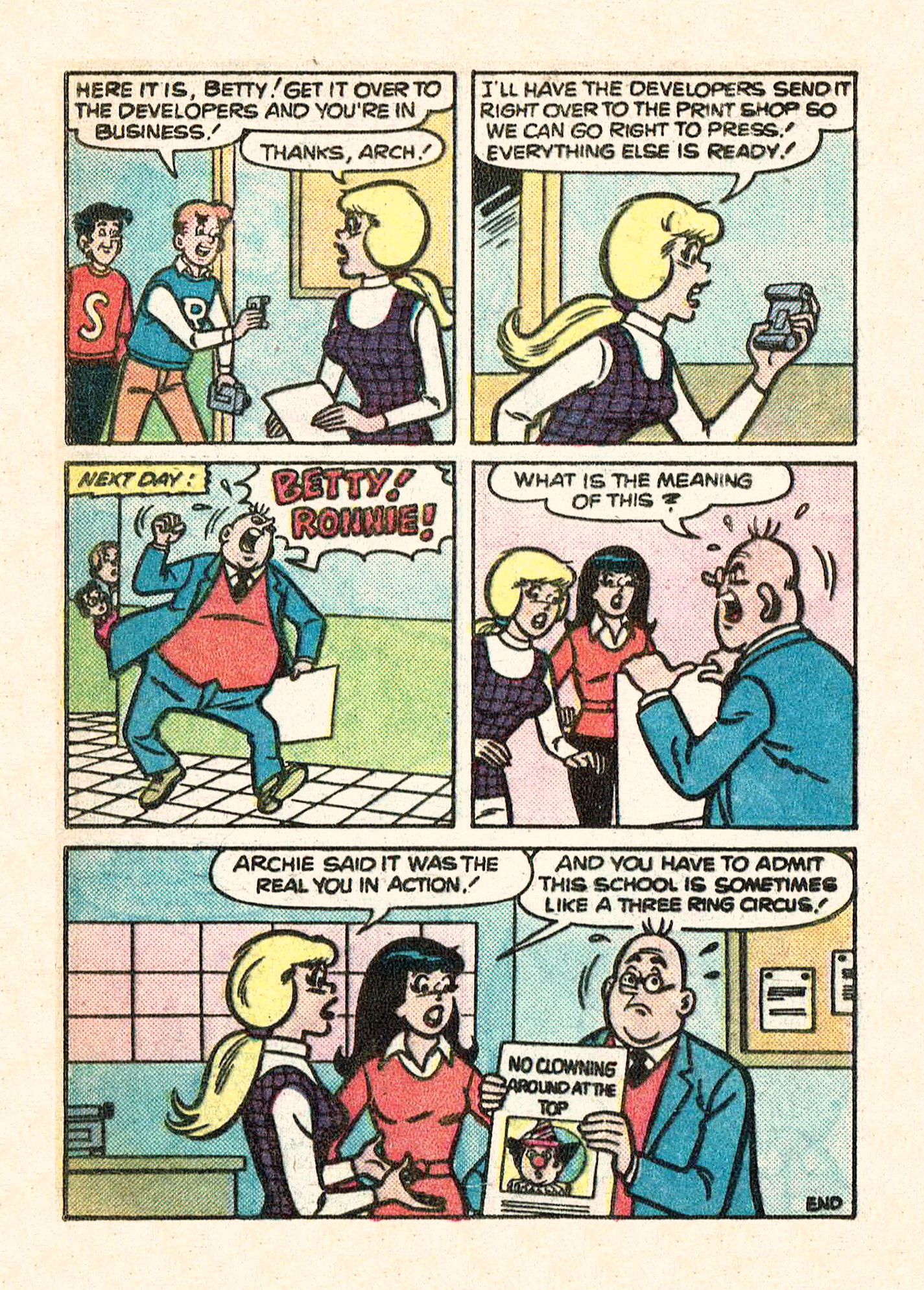 Read online Archie Digest Magazine comic -  Issue #82 - 103