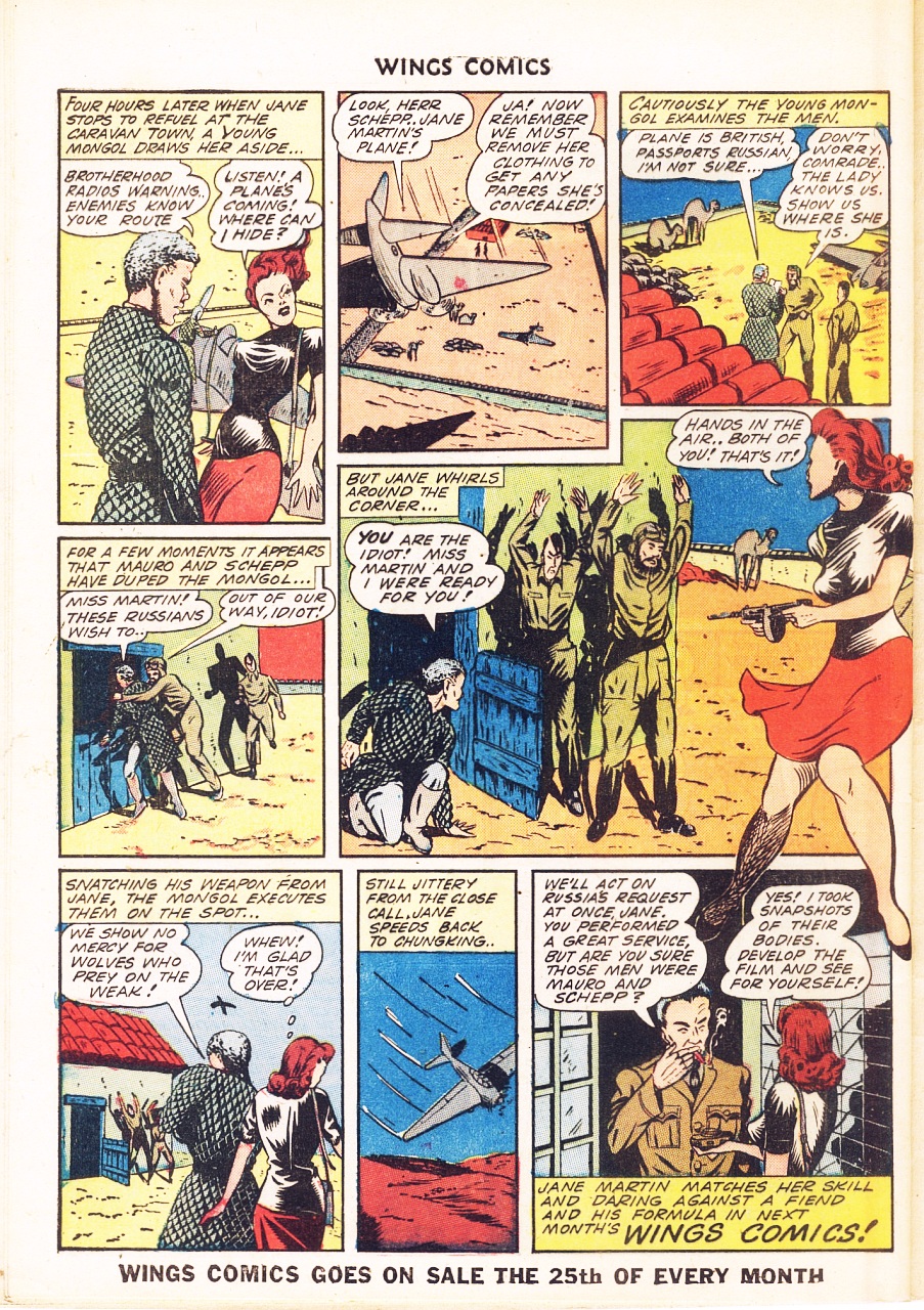 Read online Wings Comics comic -  Issue #37 - 48