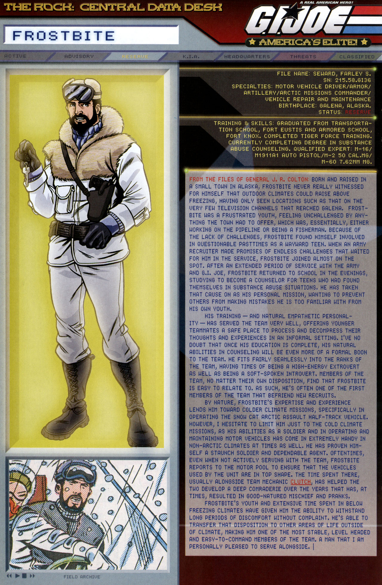 Read online G.I. Joe: Data Desk Handbook comic -  Issue #2 - 25