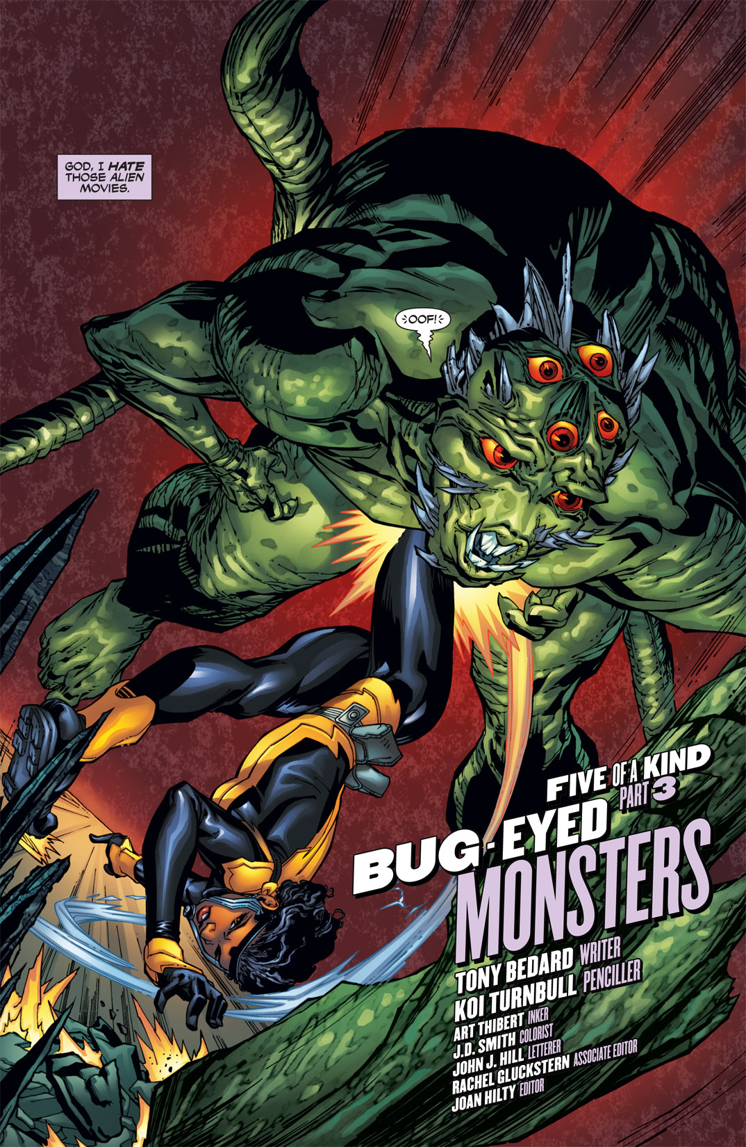 Read online Outsiders: Five of a Kind comic -  Issue # Issue Martian Manhunter-Thunder - 3